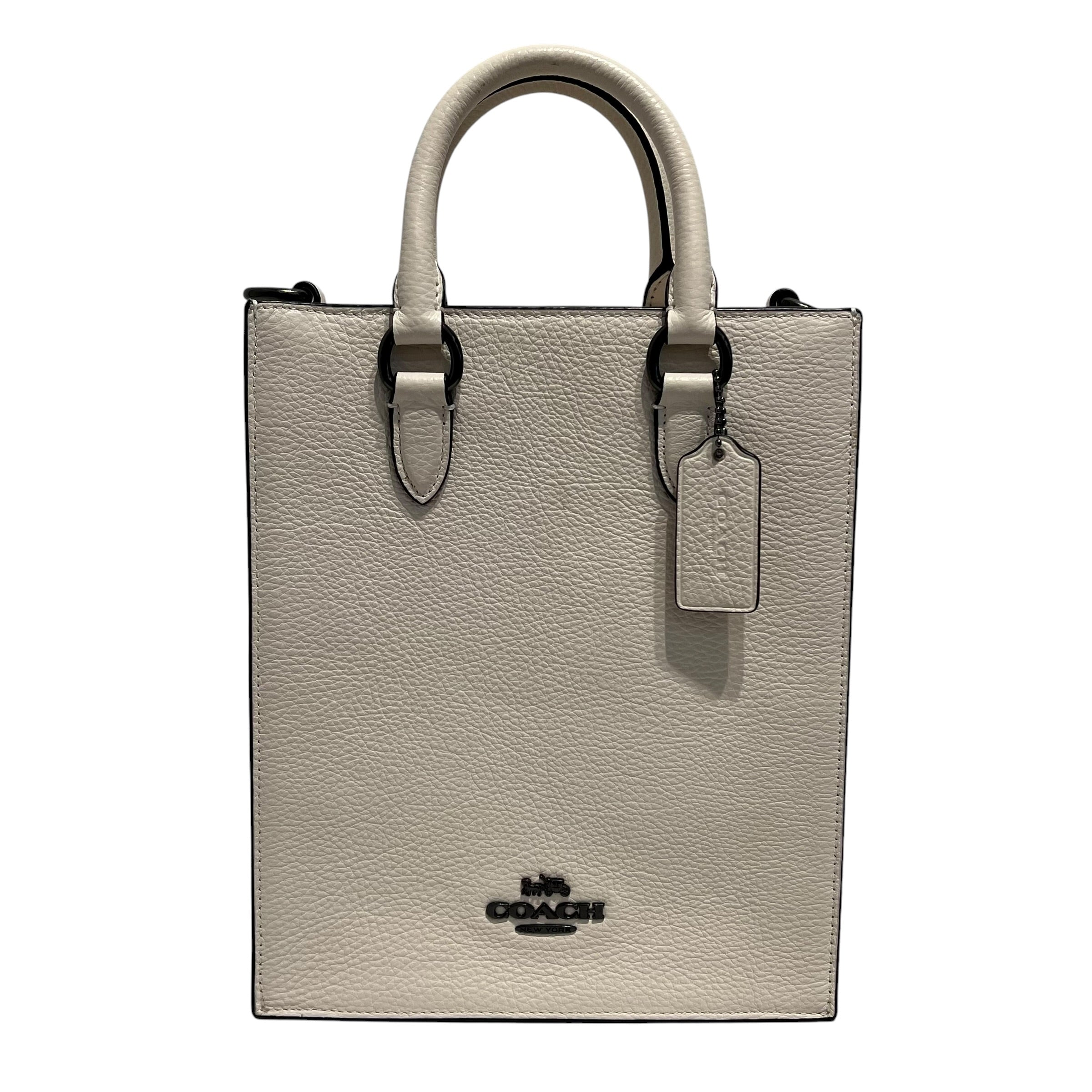 COACH/Cross Body Bag/Leather/WHT/dylan tote bag view 3
