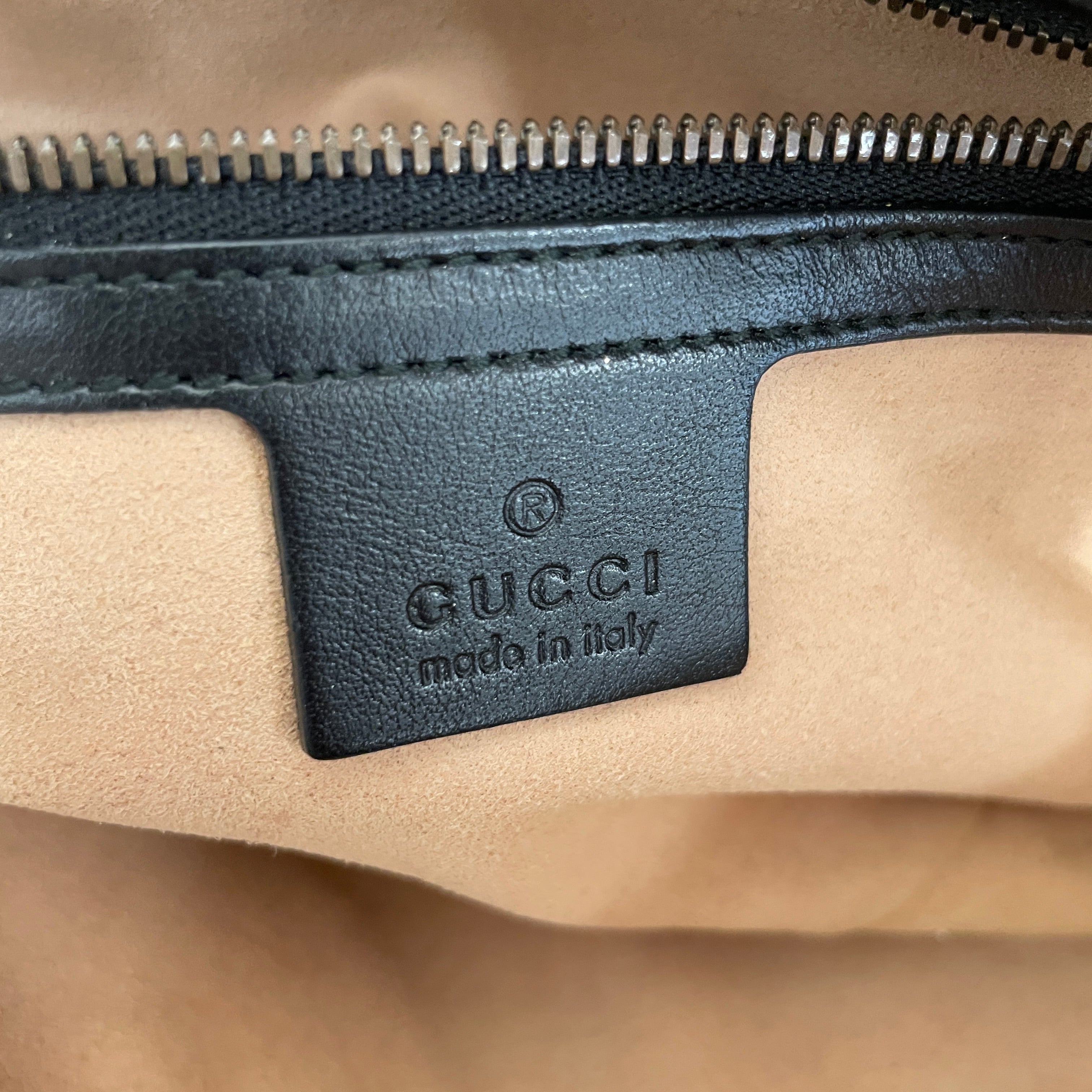 GUCCI/Bag/Leather/BLK/QUILTED MARMOT view 5