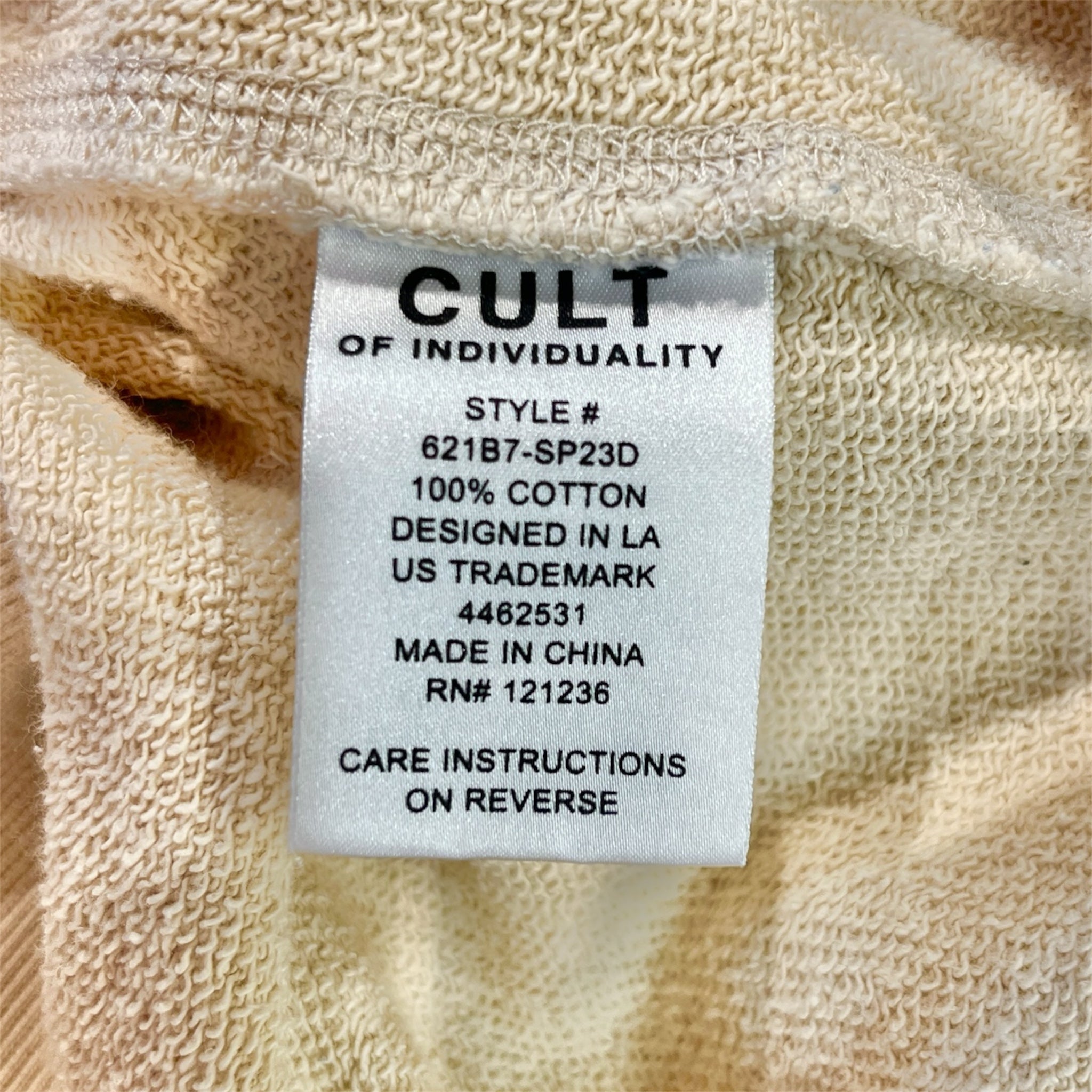 Cult of Individuality/Pants/M/Cotton/BEG/Graphic/Barbed Sweatpants view 4
