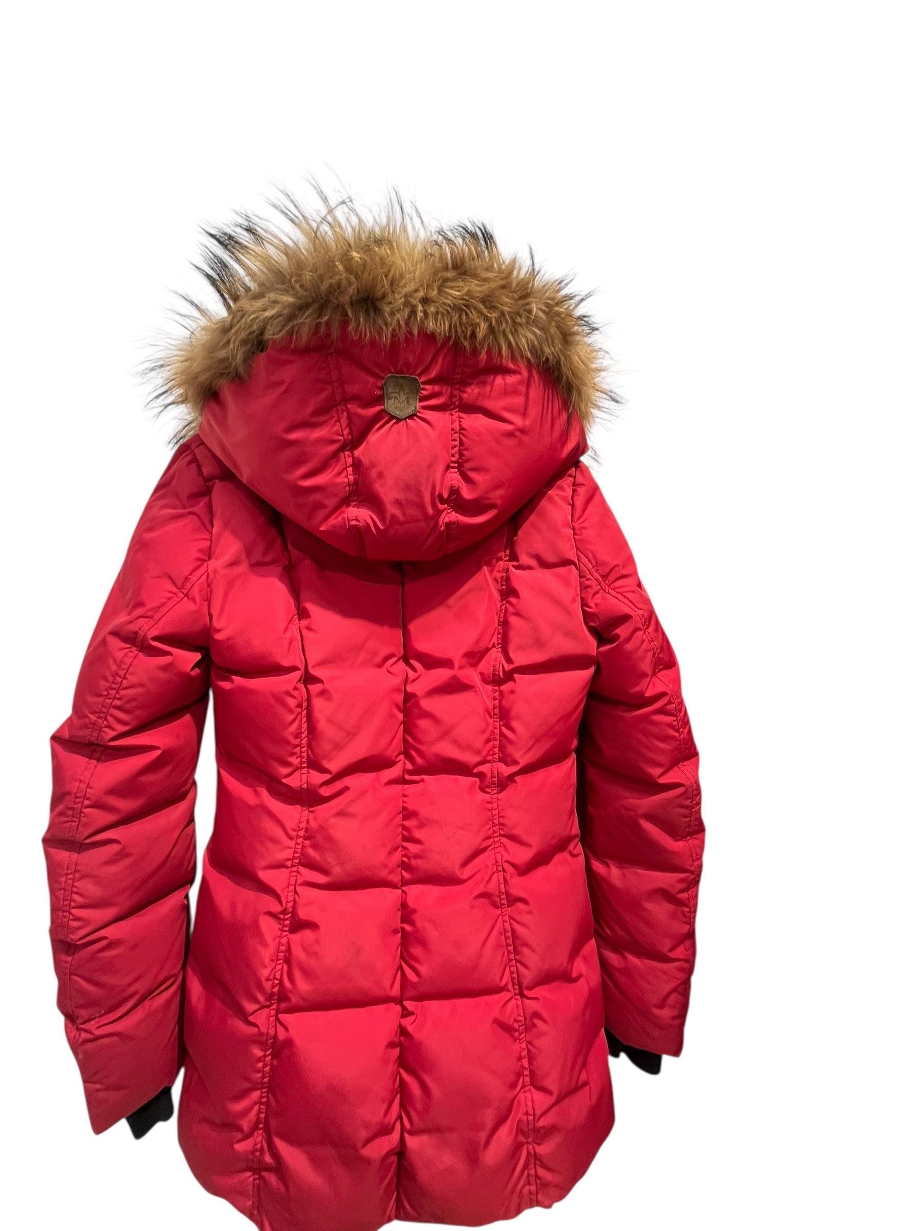 MACKAGE/Coat/XS/Polyester/RED/Double Breasted/ADALI-RACCOON FUR LINED view 2