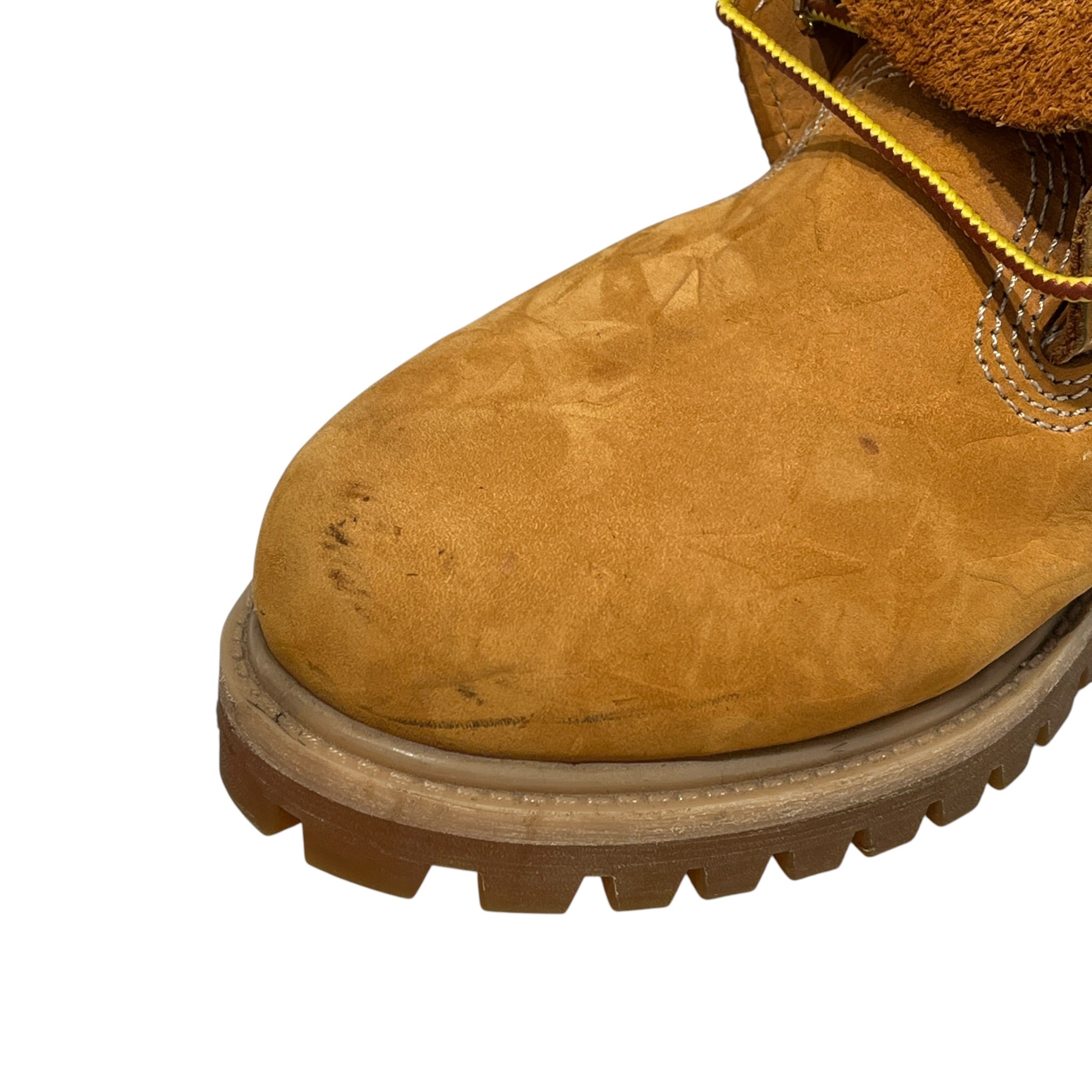 Supreme/Timberland/Boots/US 9/Leather/YEL/DIAMOND PLATED view 8