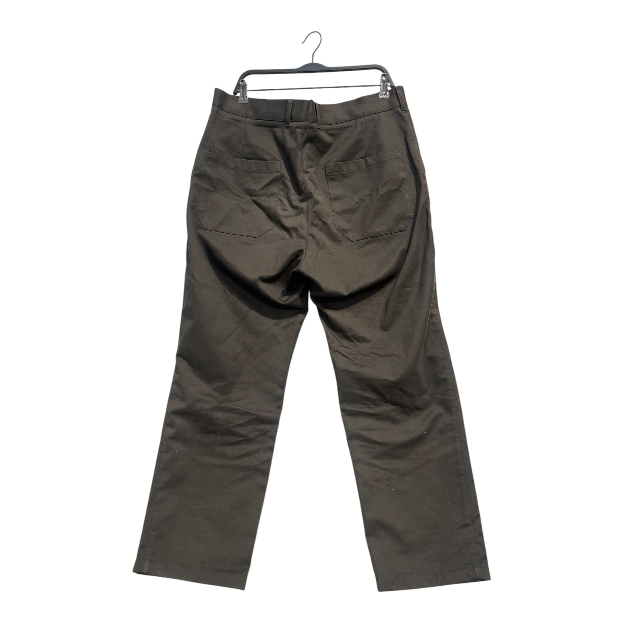 STUDIO NICHOLSON/Pants/XL/Cotton/GRN/wide leg view 2