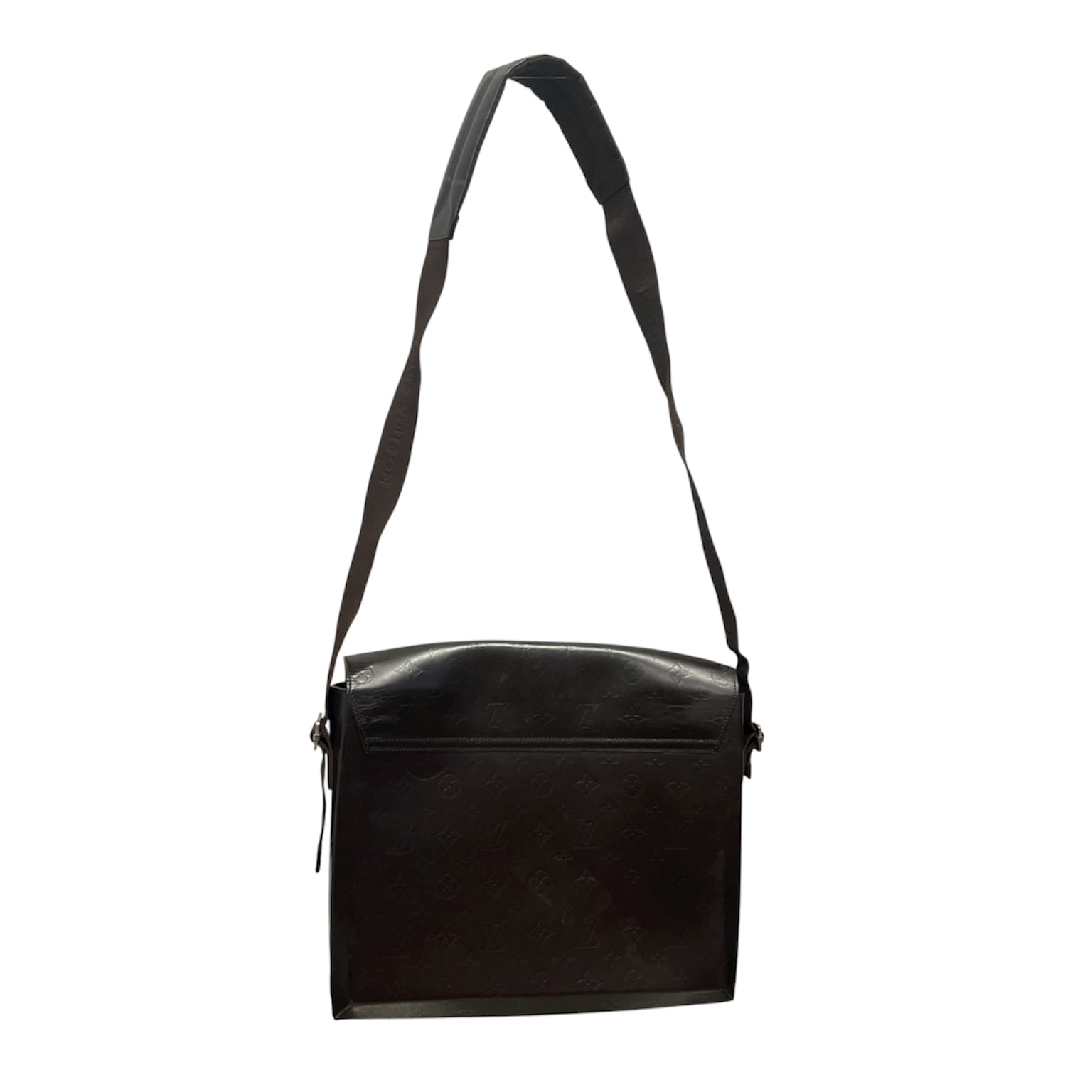 LOUIS VUITTON/Cross Body Bag/All Over Print/Leather/BLK/GLAZE FRONZIE MESSENGER BAG view 2