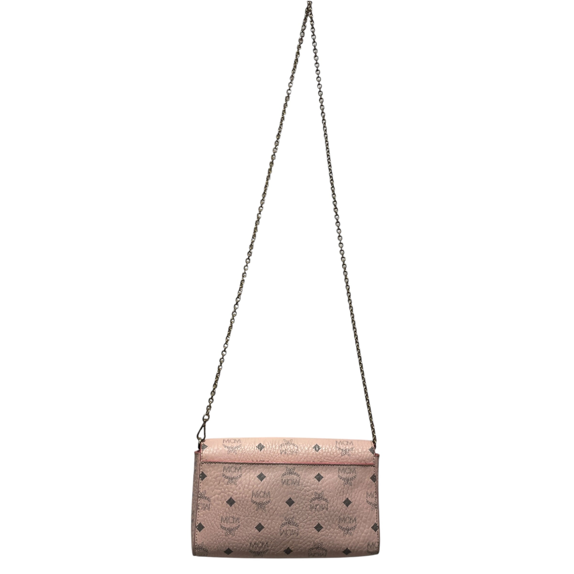 MCM/Cross Body Bag/Monogram/Leather/PNK/ view 2