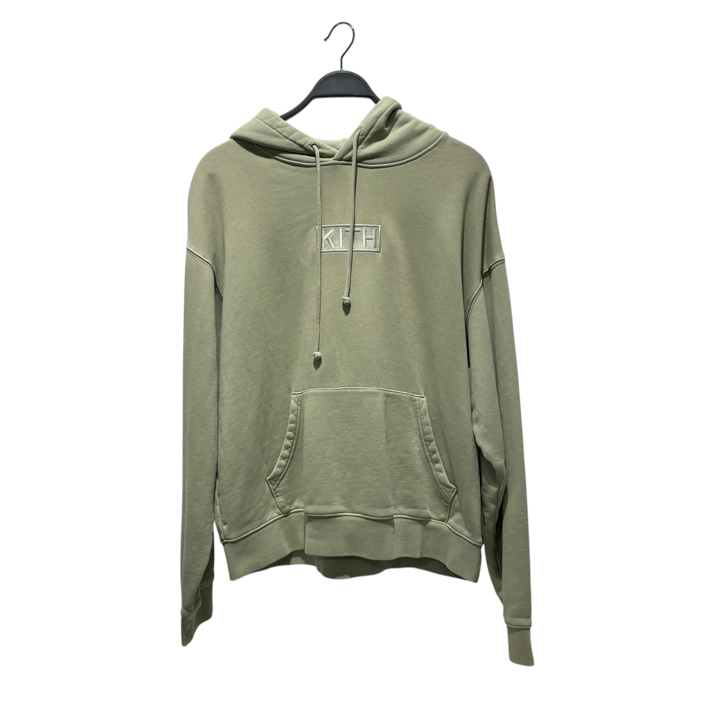 KITH/Hoodie/L/Cotton/GRN/front box logo view 1