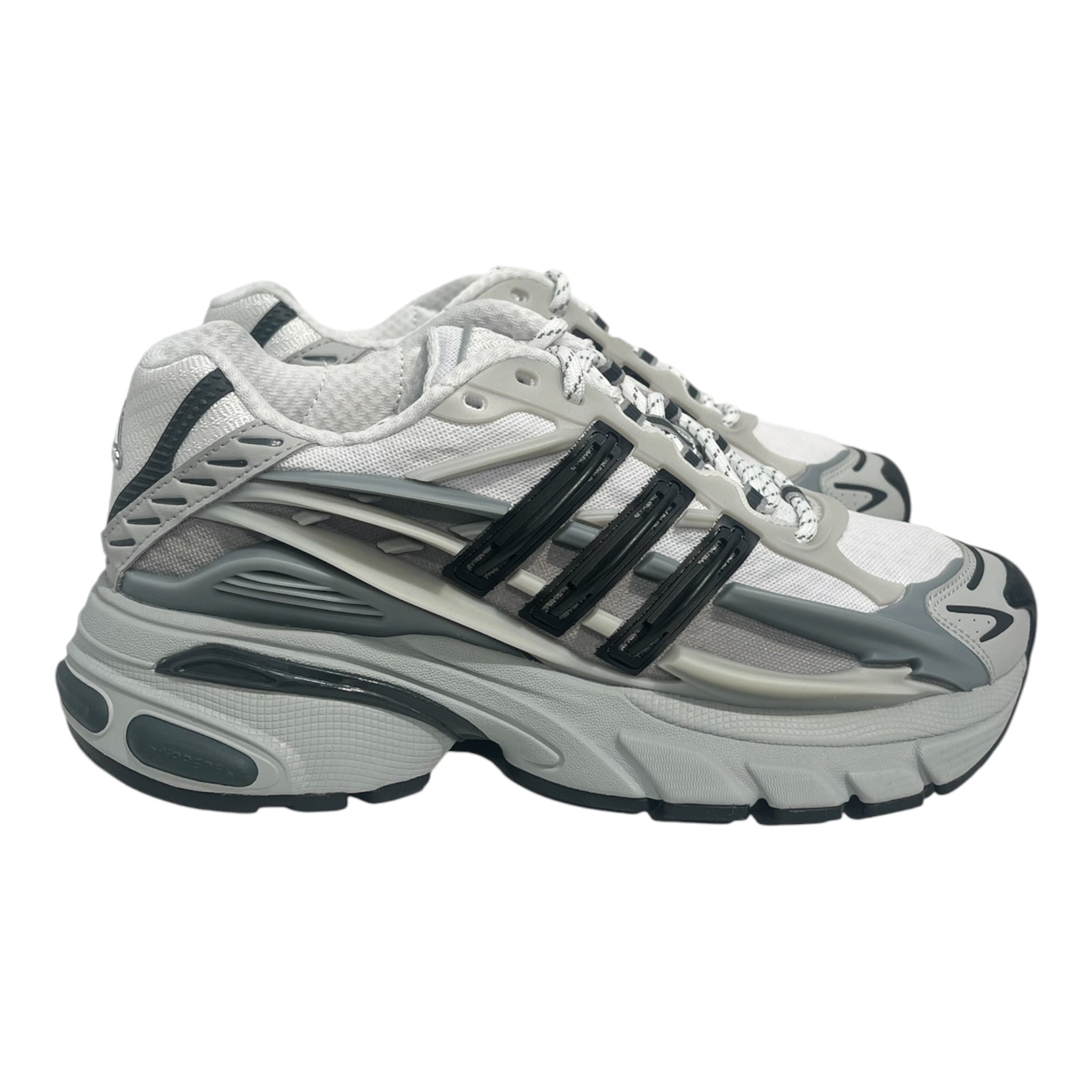 adidas/Low-Sneakers/US 8/Cotton/GRY/jelly fish view 2