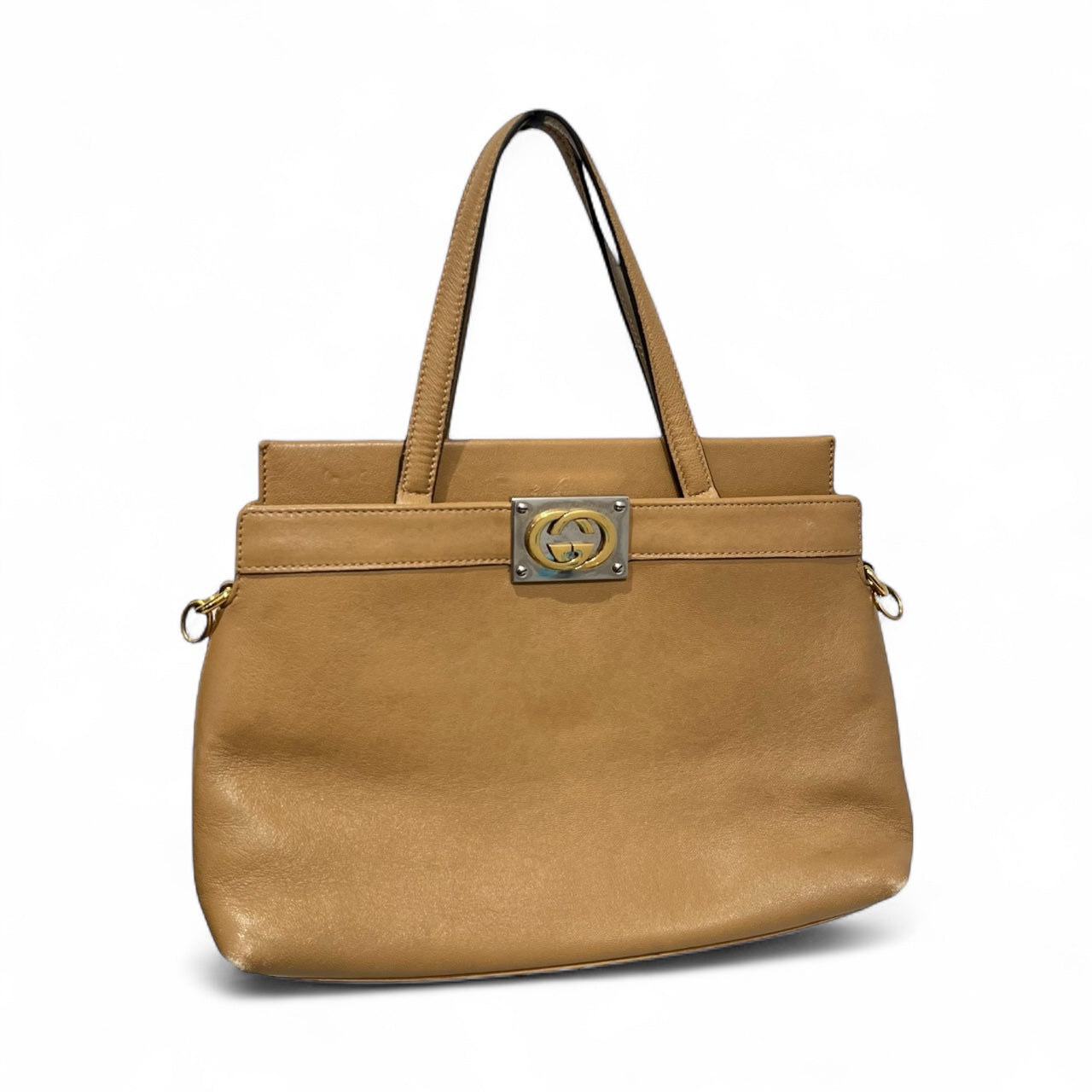 GUCCI/Cross Body Bag/Leather/BEG/631663520981 Linea MatisseTote view 1