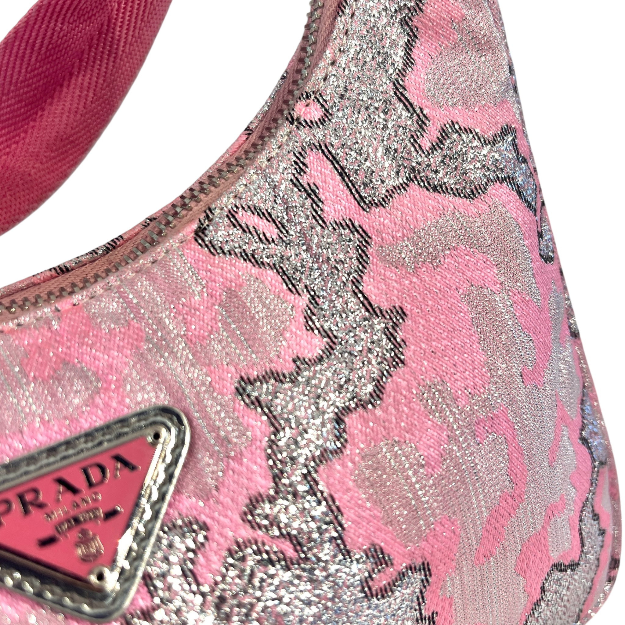 PRADA/Hand Bag/All Over Print/Cotton/PNK/RE-EDITION 2000 view 6