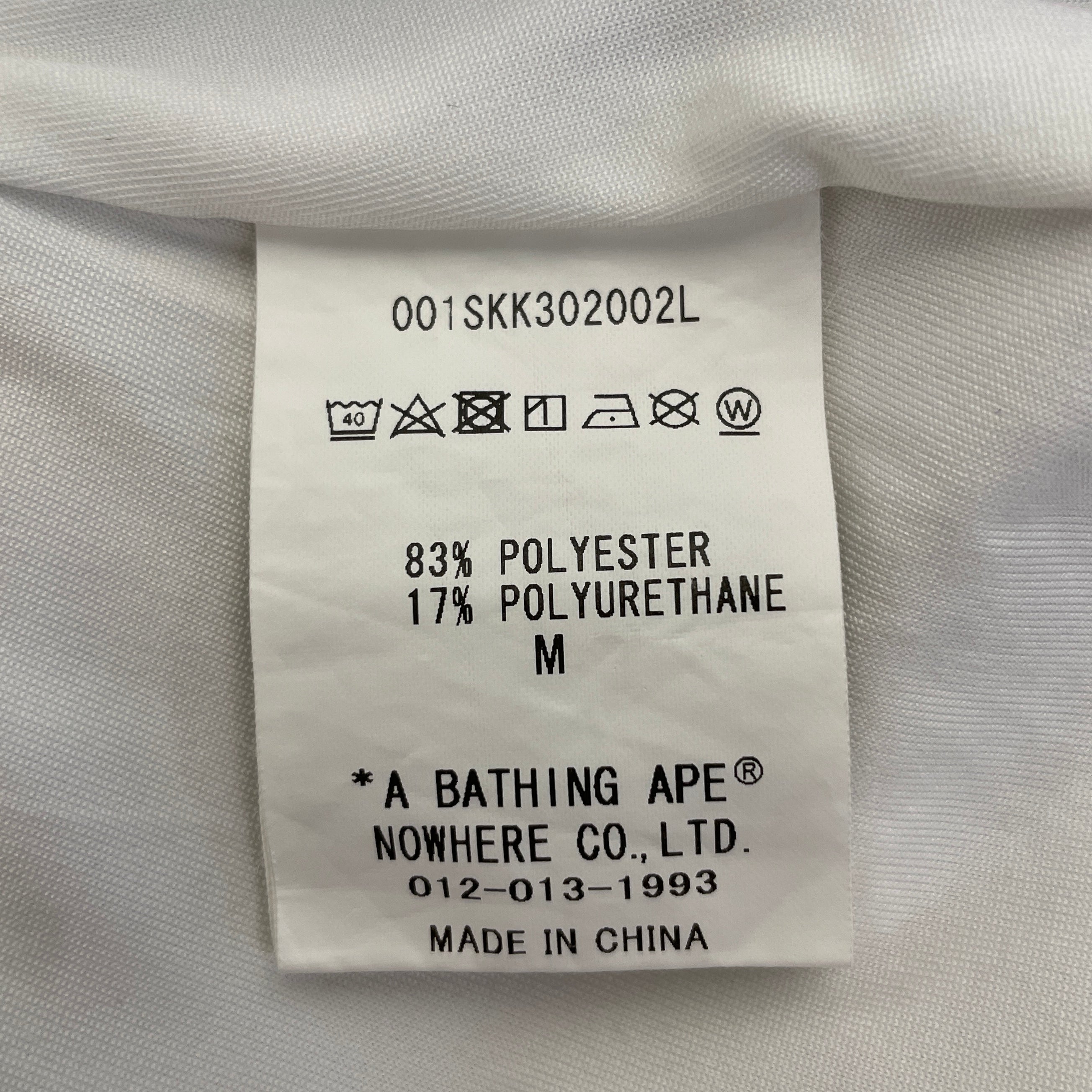A BATHING APE/Skirt/M/Polyester/WHT/ view 4