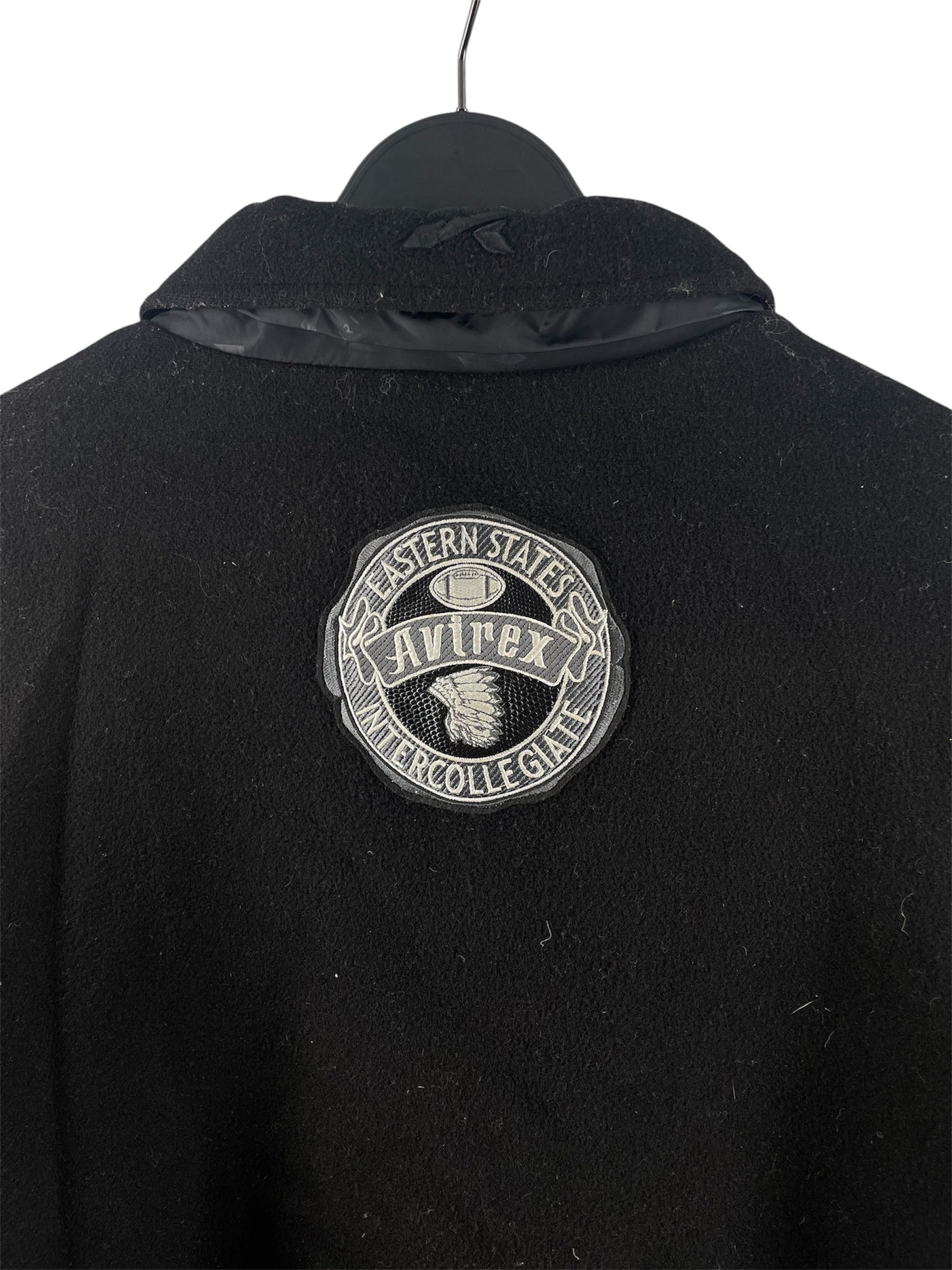 AVIREX/Souvenir Jkt/XXXXXL/Wool/BLK/AVIREX SNAKESKIN LOGO view 3