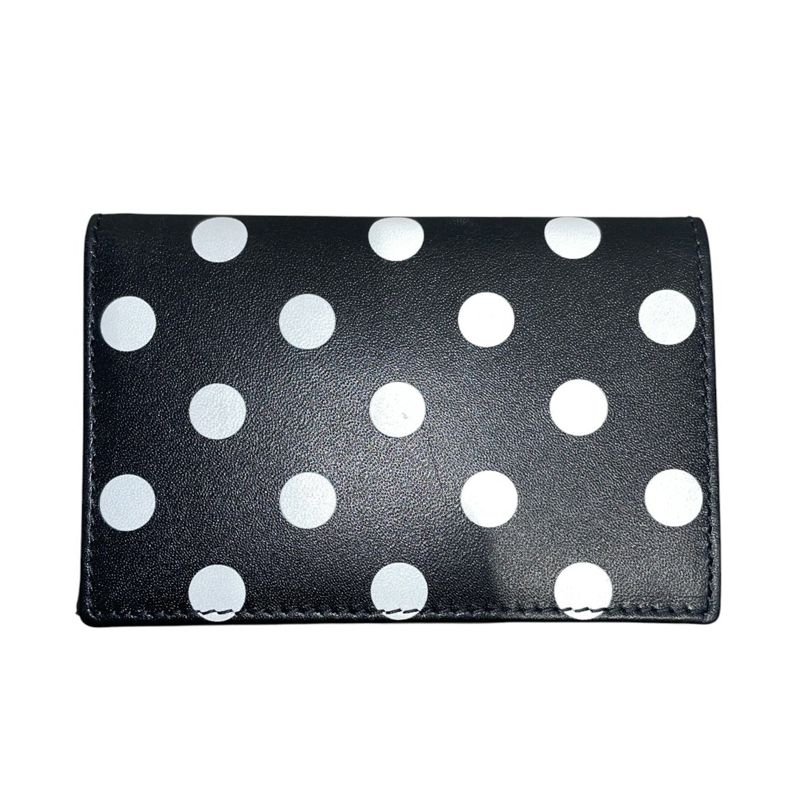 COMME des GARCONS/Wallet/Polka dot/BLK/M's/Polka Dot Gold Lettering view 1