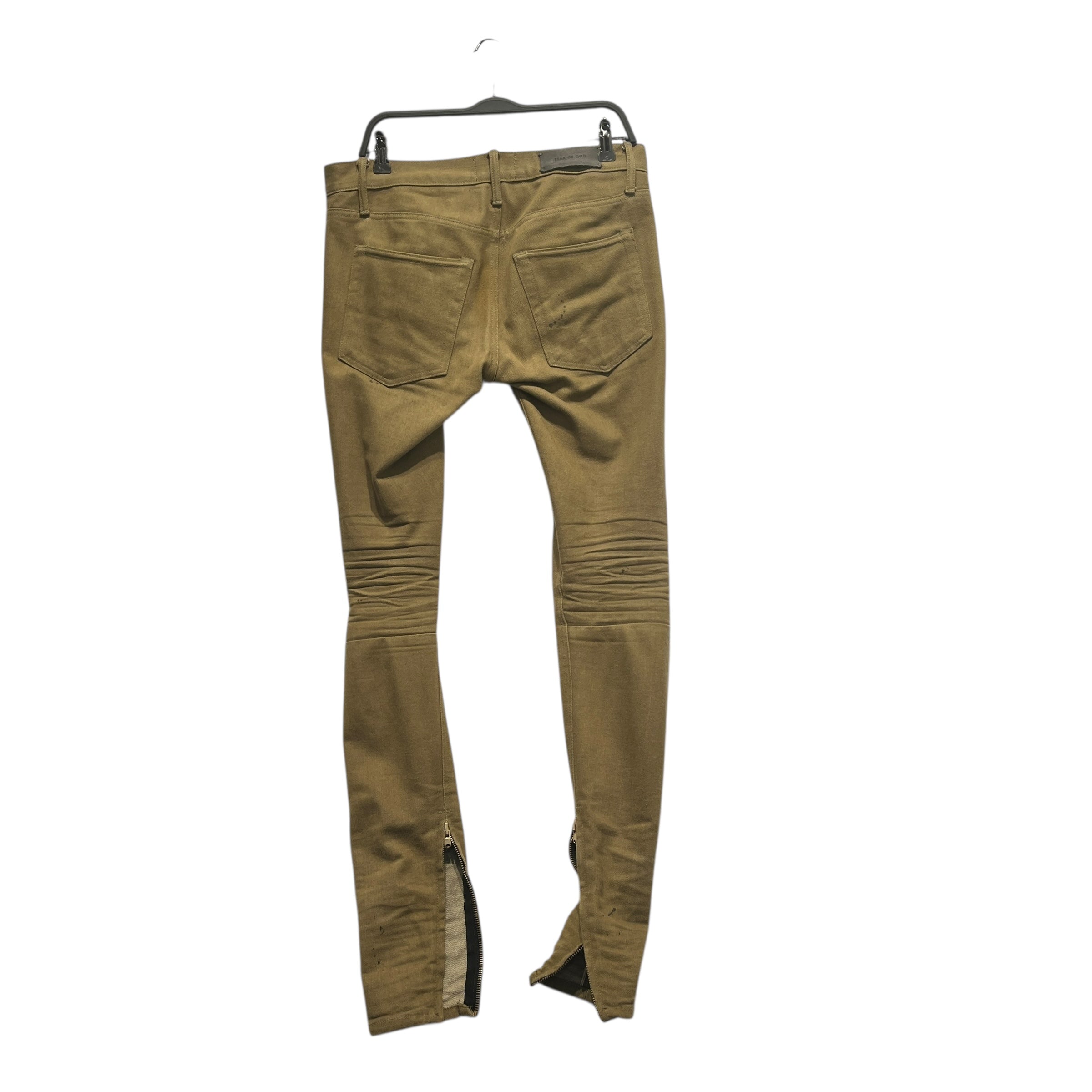 FEAR OF GOD/Skinny Pants/30/Cotton/GRN/ view 2