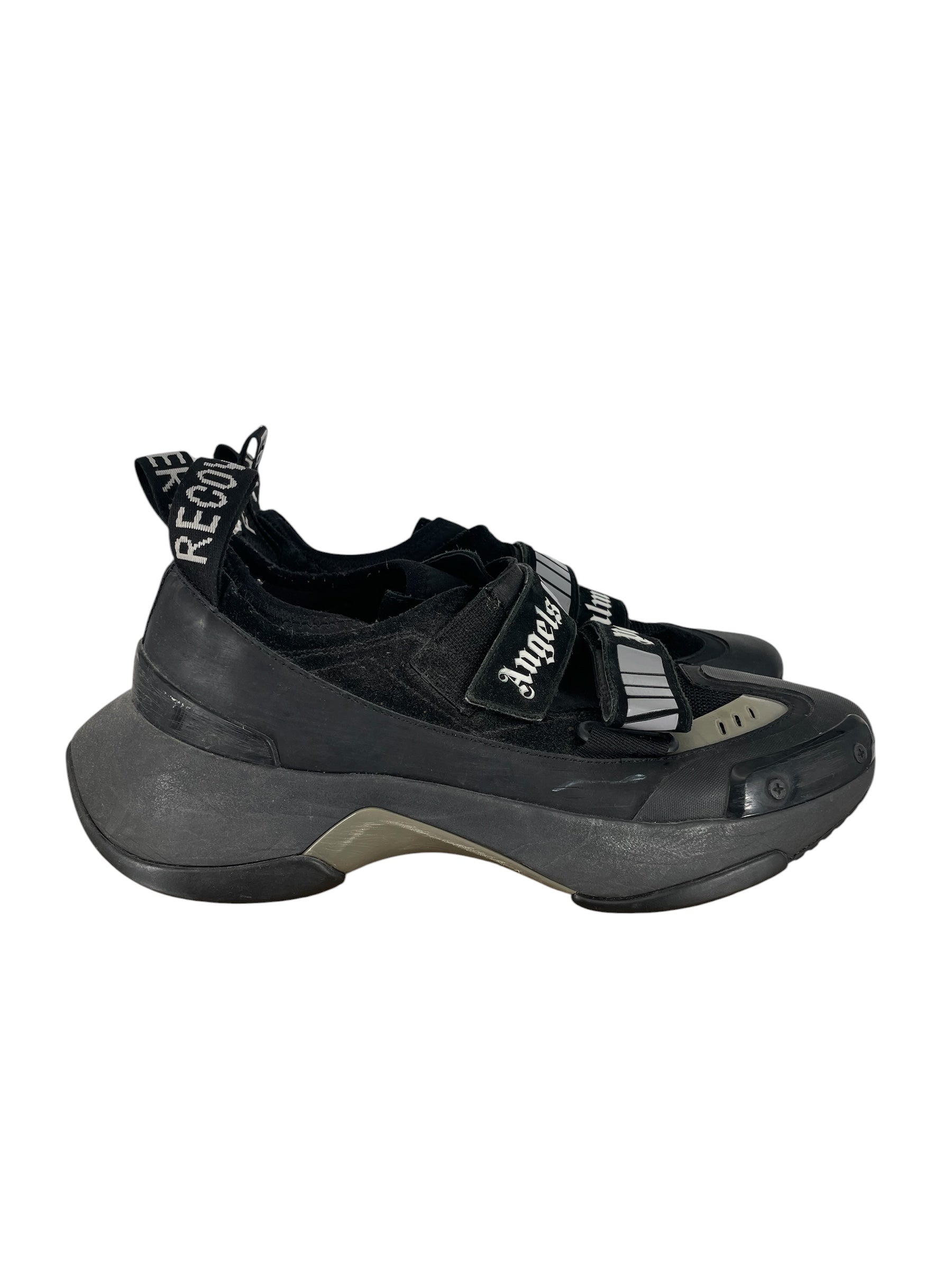 Palm Angels/Low-Sneakers/EU 41/Polyester/BLK/2 PULL TABS view 5