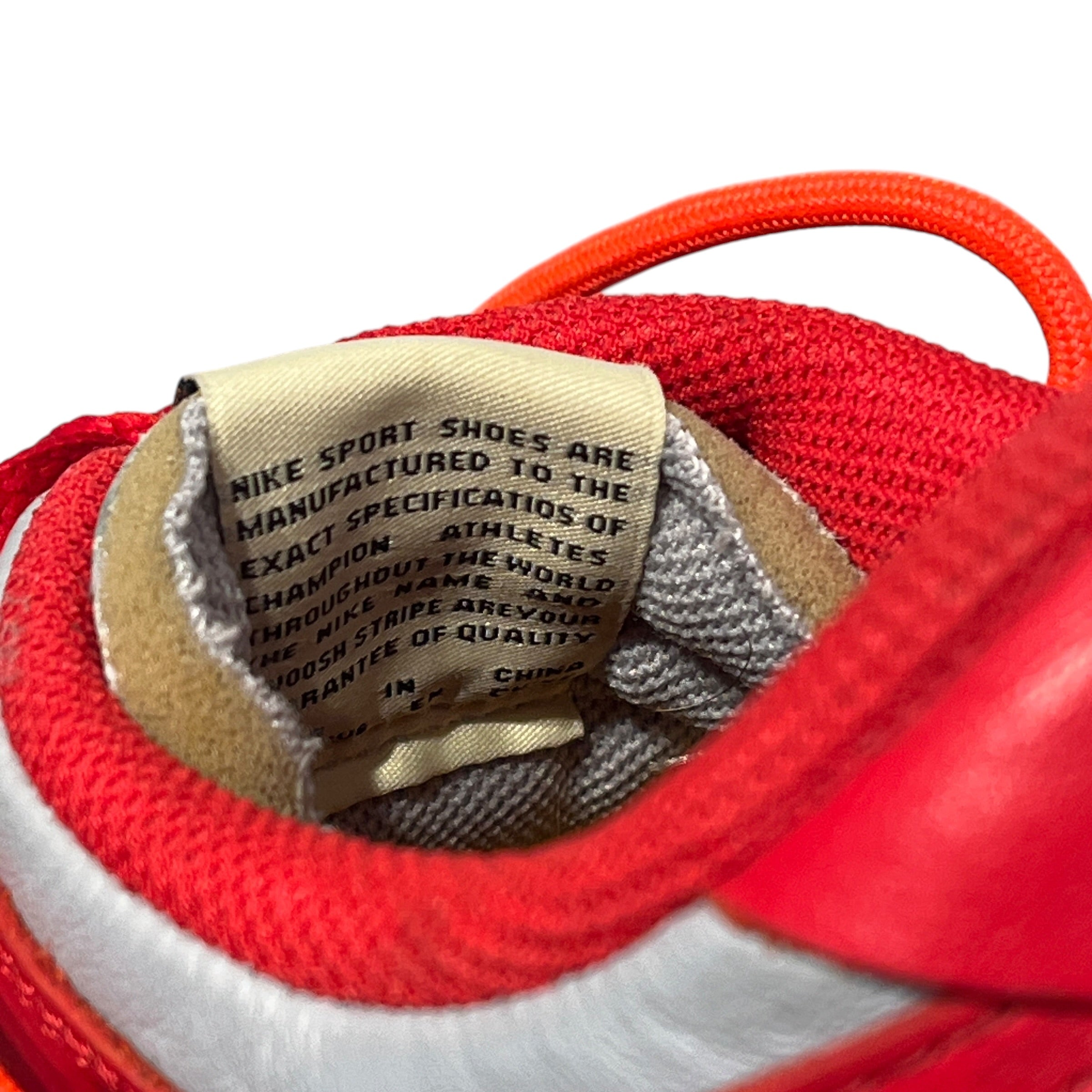 NIKE/OFF-WHITE/Low-Sneakers/US 6/RED/DUNK LOW "UNIVERSITY RED" view 5