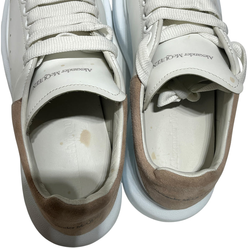 Alexander McQueen/Low-Sneakers/EU 37/Leather/WHT/Oversize Low Top Sneaker