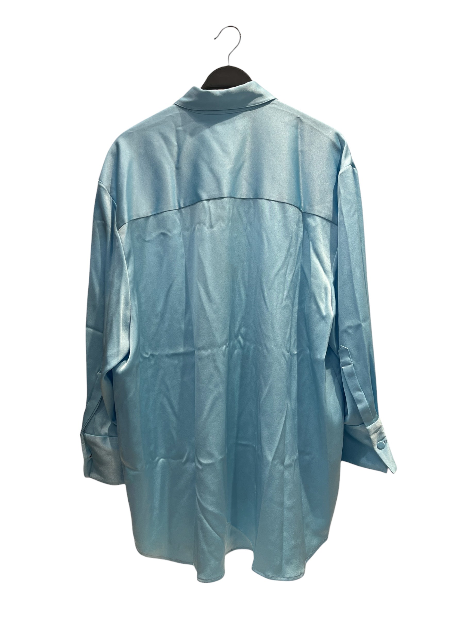 ALEX PERRY/LS Shirt/12/BLU/LOVELL SATIN CREPE OVERSIZE view 2