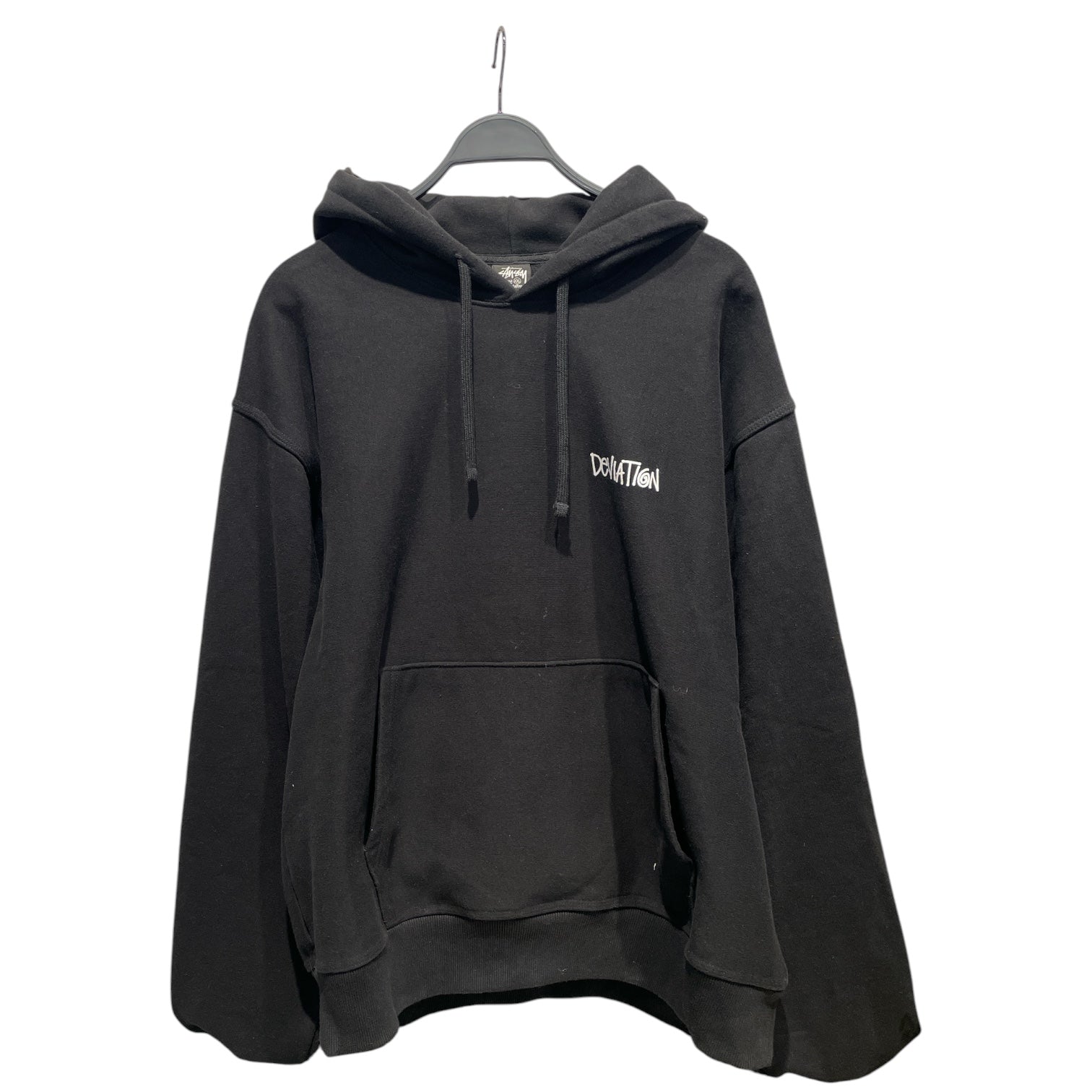 STUSSY/Hoodie/XXL/Cotton/BLK/Deviation view 1