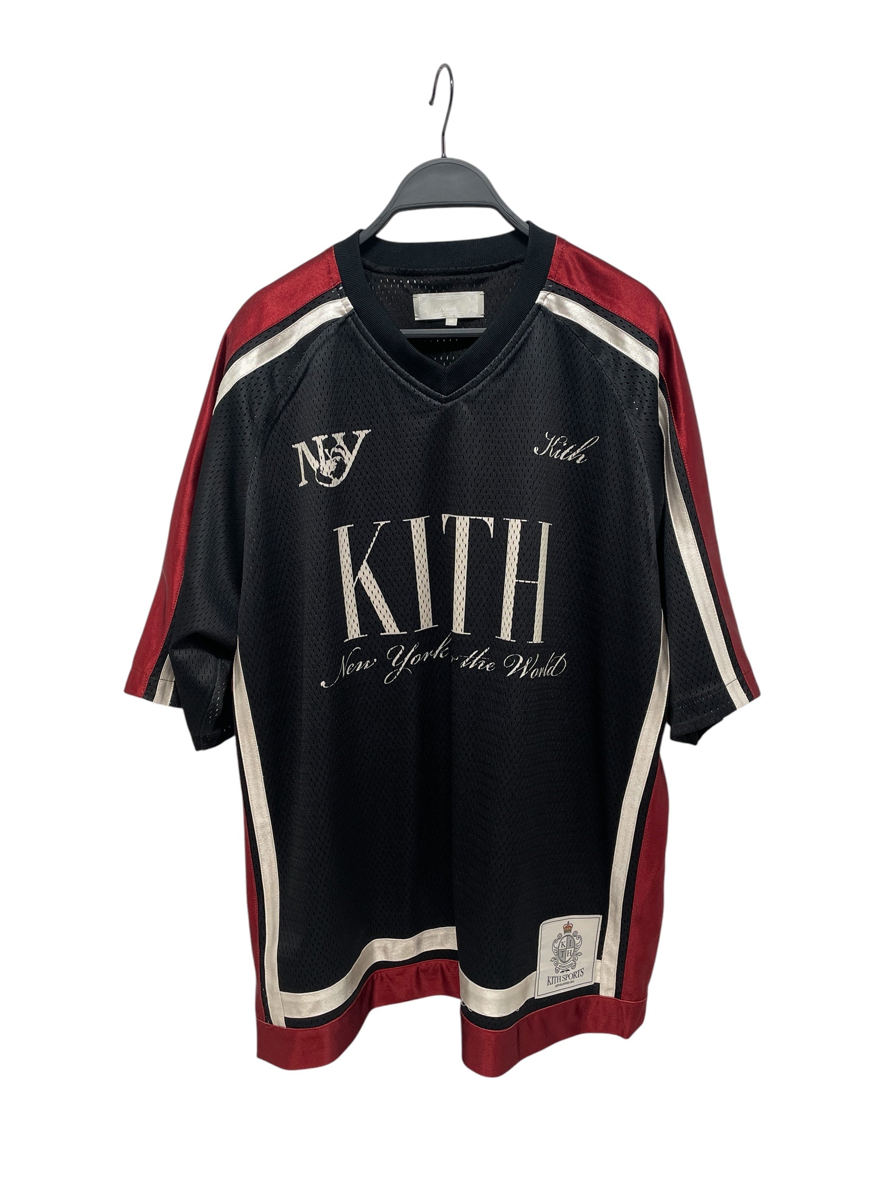 KITH/T-Shirt/XL/Polyester/BLK/MESH LEON JERSEY view 1