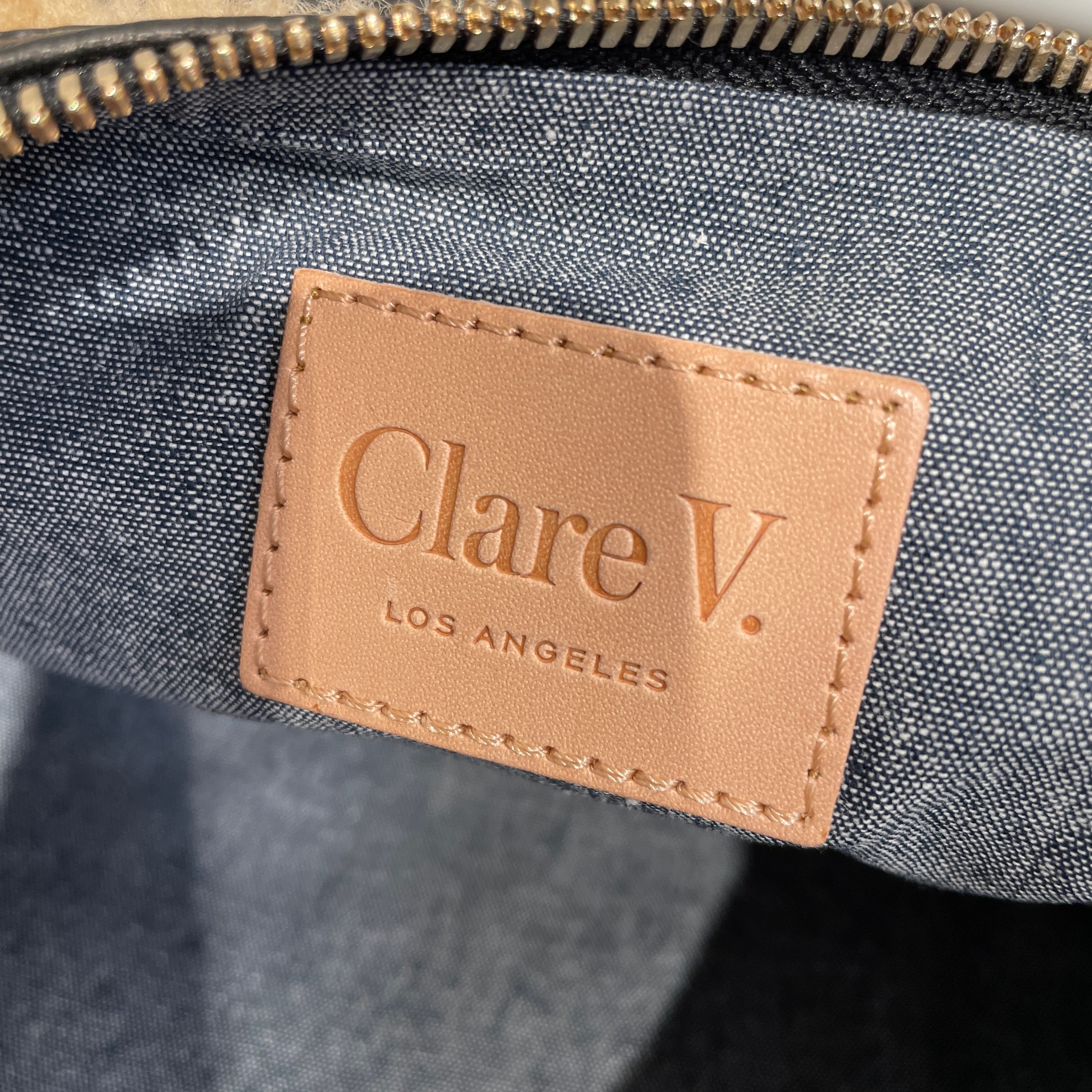 clare v/Bag/BRW/lune shearling bag view 3