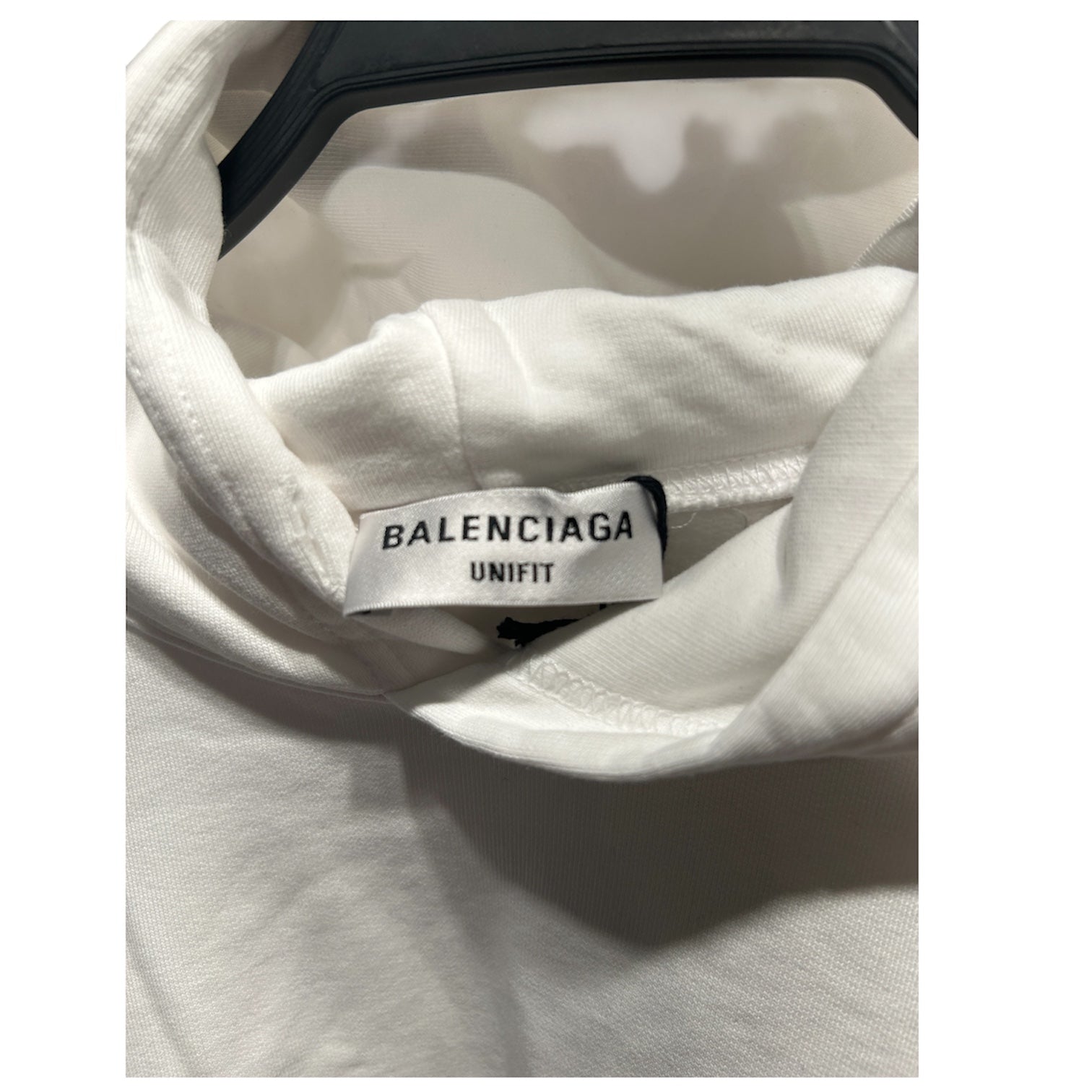 BALENCIAGA/T-Shirt/3/Cotton/WHT/PRIDE HOODIE view 3