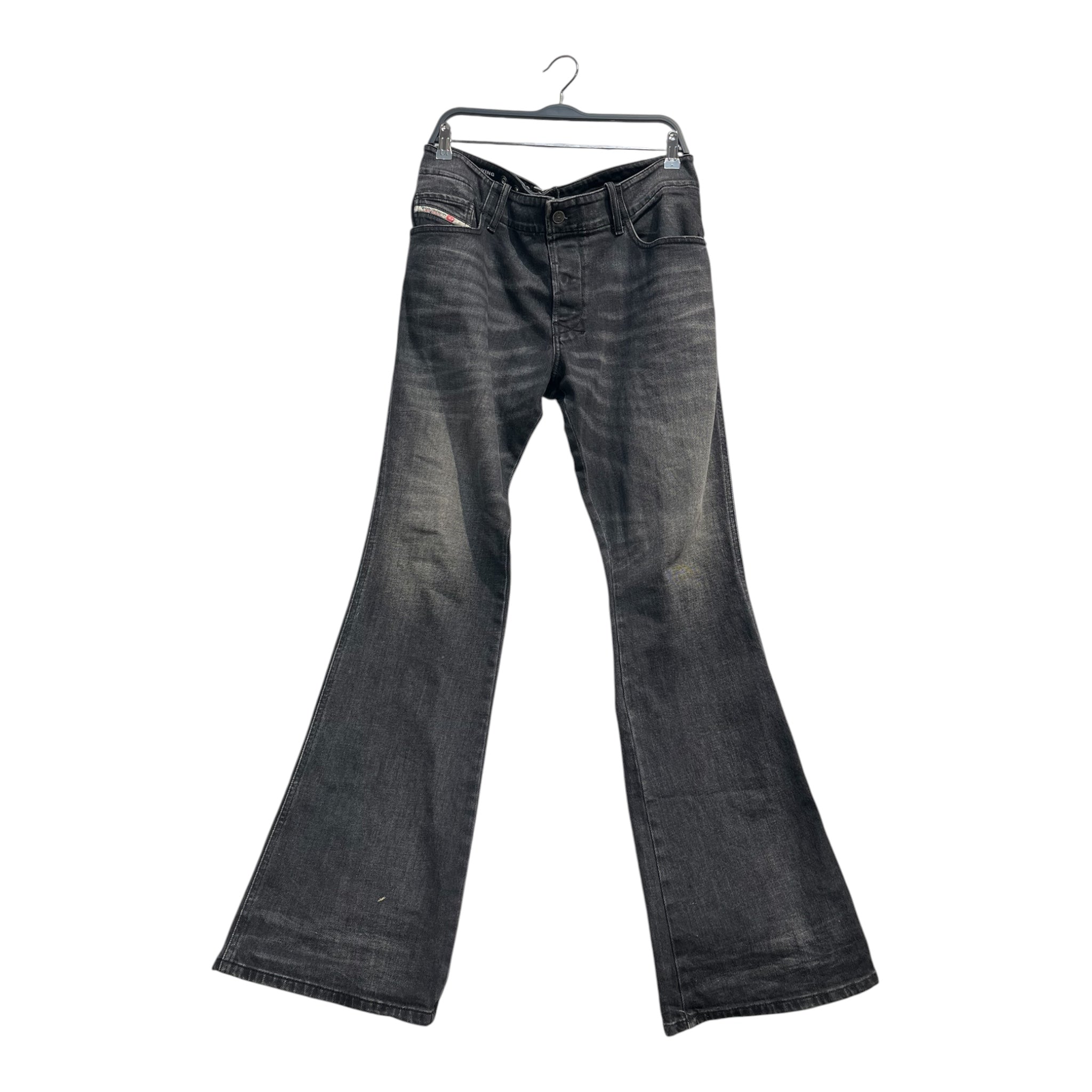 DIESEL/Straight Pants/34/Cotton/GRY/DARKWASH JEANS ADJUSTABLE BACK view 1
