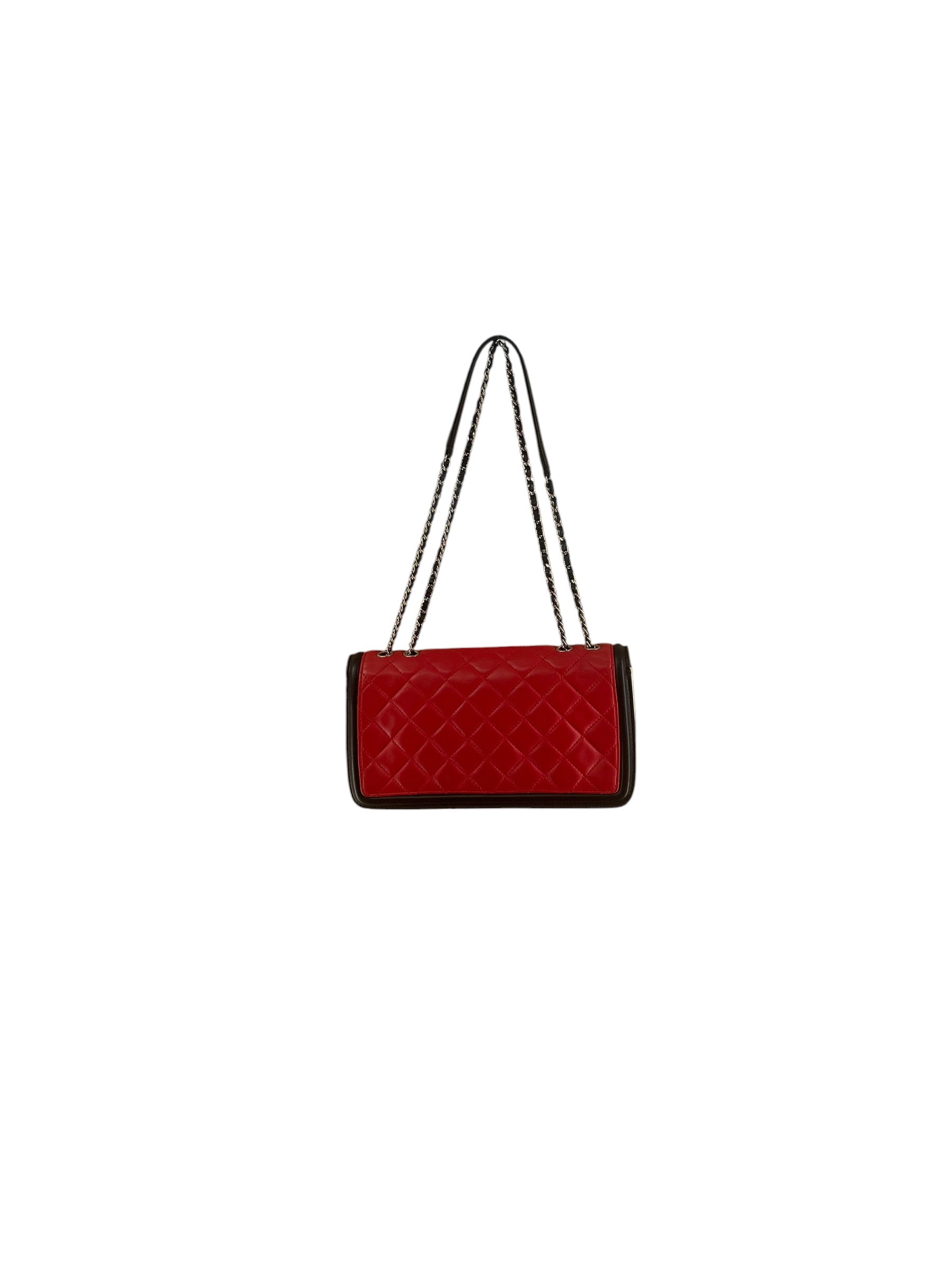 CHANEL/Bag/Leather/MLT/17966051 RED BLK WhT Slvr Hrdw view 2