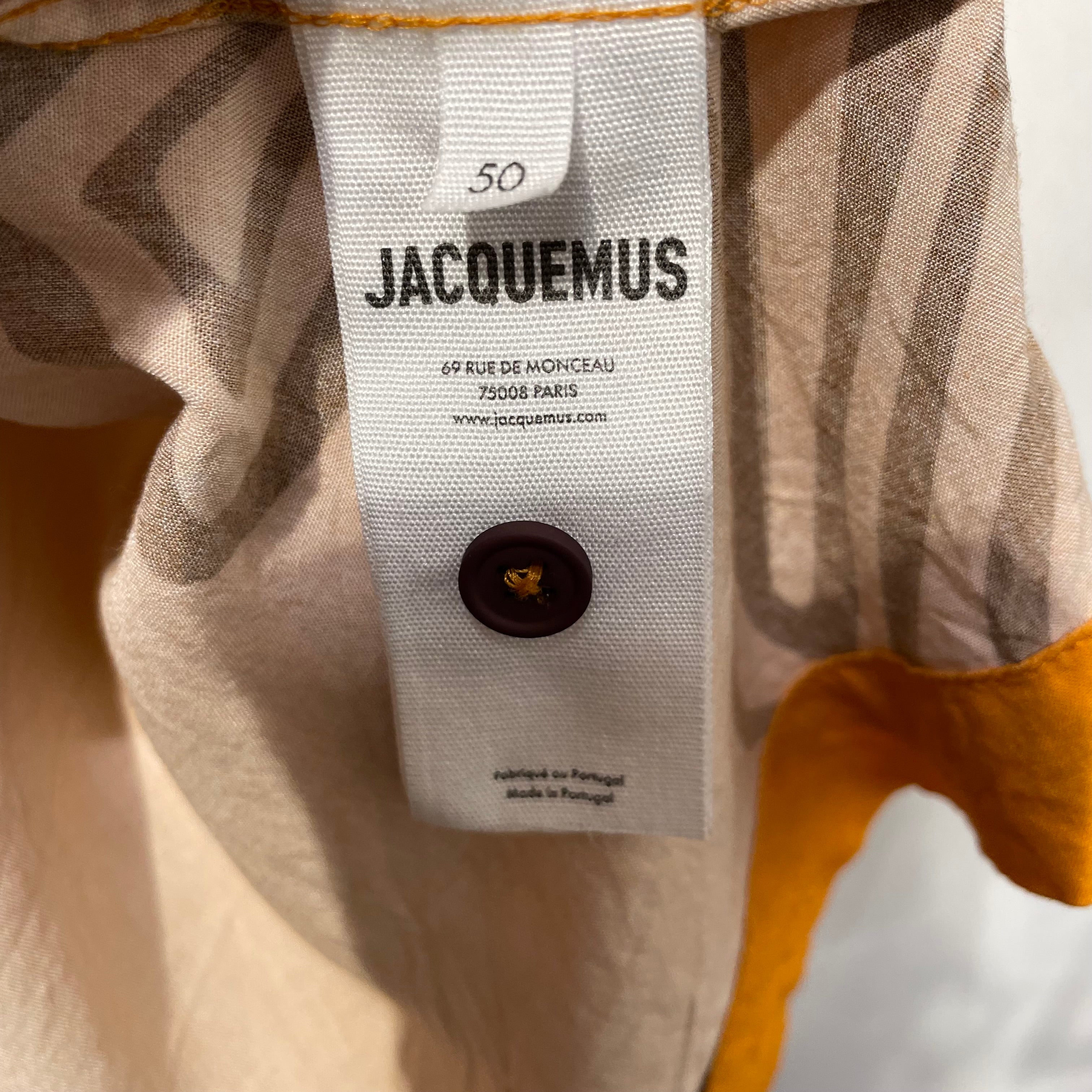JACQUEMUS/Hawaiian Shirt/50/Cotton/ORN/ view 4