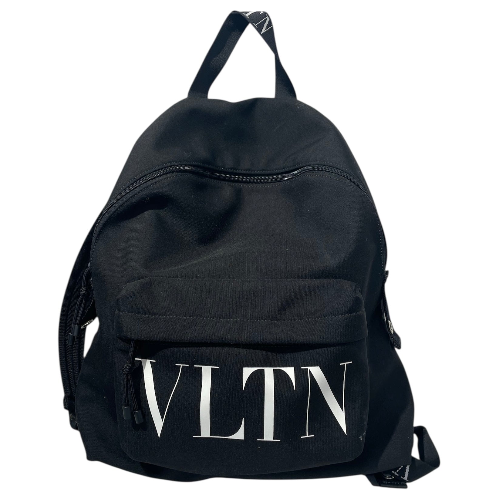 VALENTINO GARAVANI/Backpack/OS/Graphic/Cotton/BLK/VLTN view 1