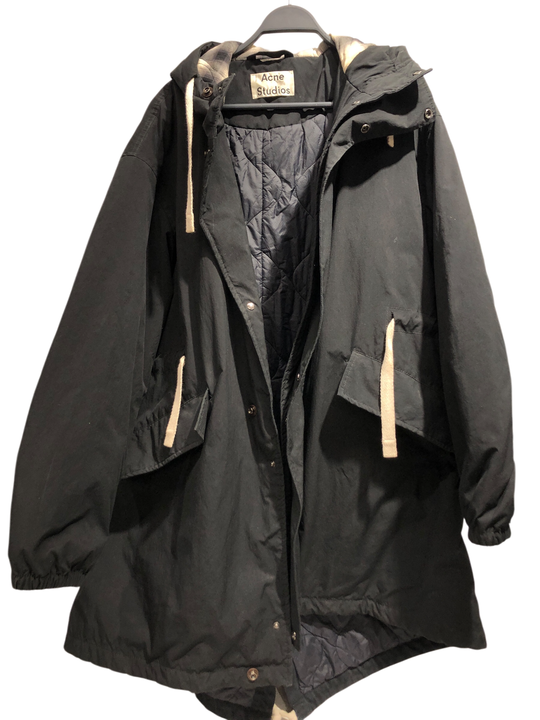 Acne Studios/Quilted Jkt/L/BLK/ view 1