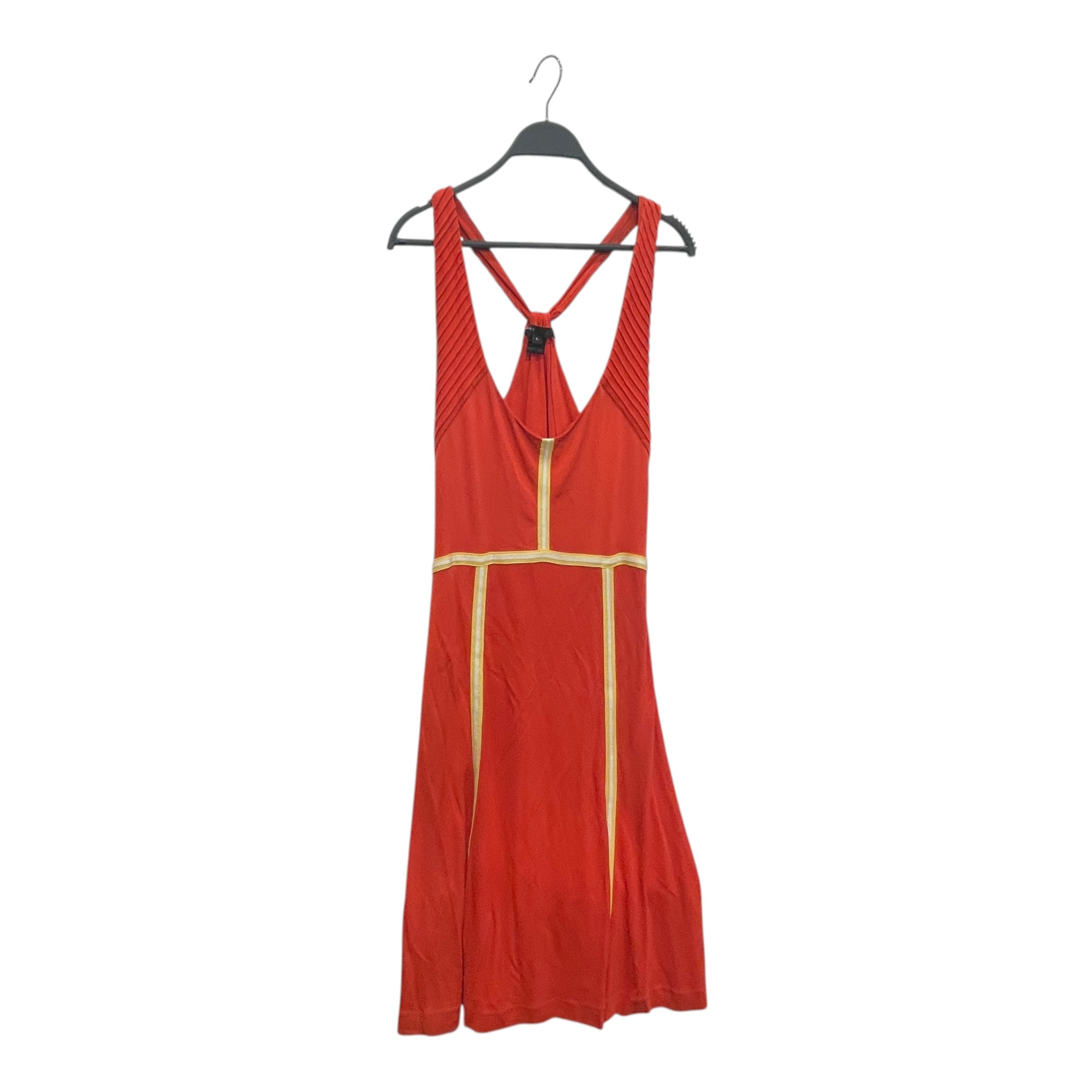 MARC JACOBS/Camisole Dress/L/Rayon/ORN/YELLOW CONTRAST STRIPES view 1