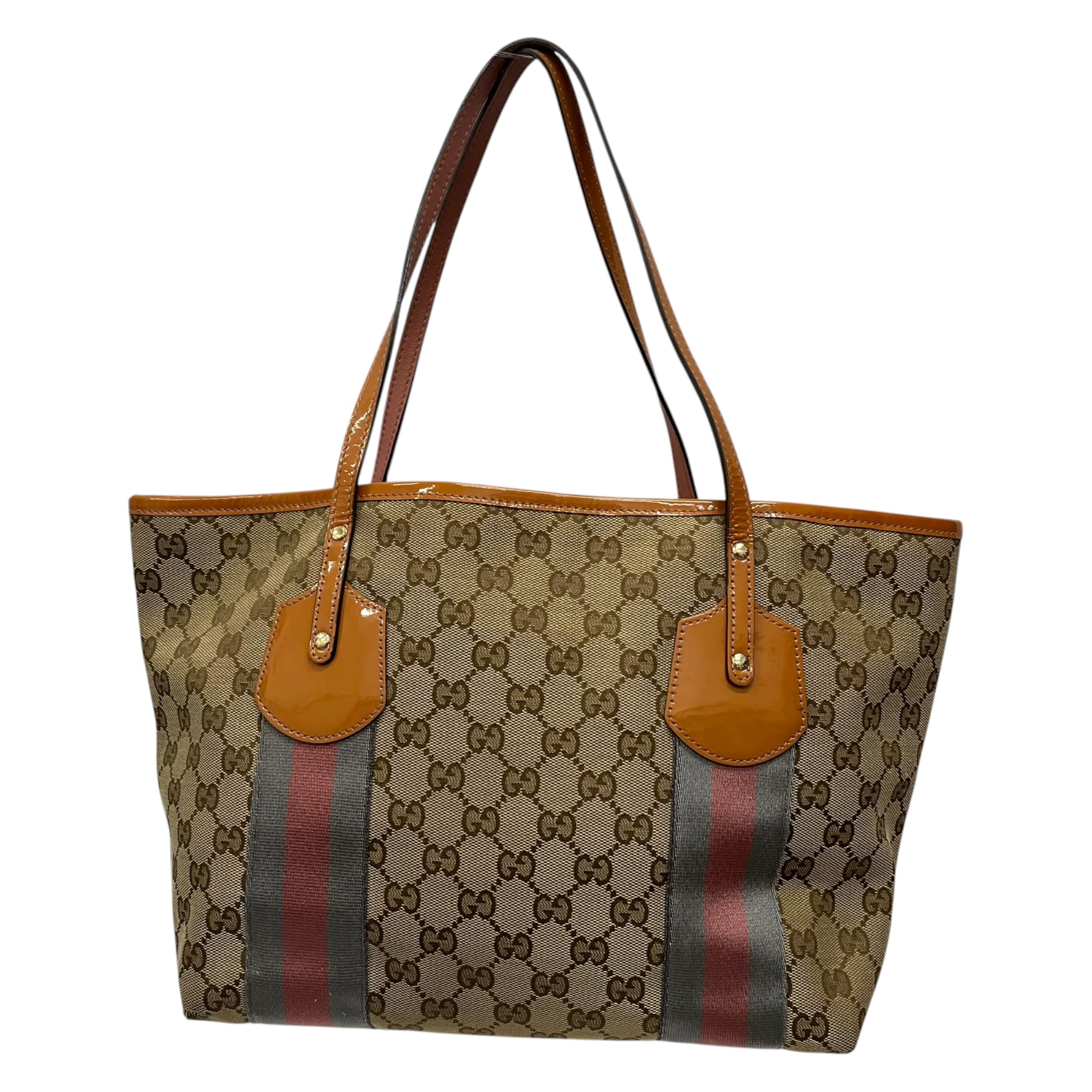 GUCCI/Tote Bag/Monogram/BRW/GG Canvas Jolie view 2