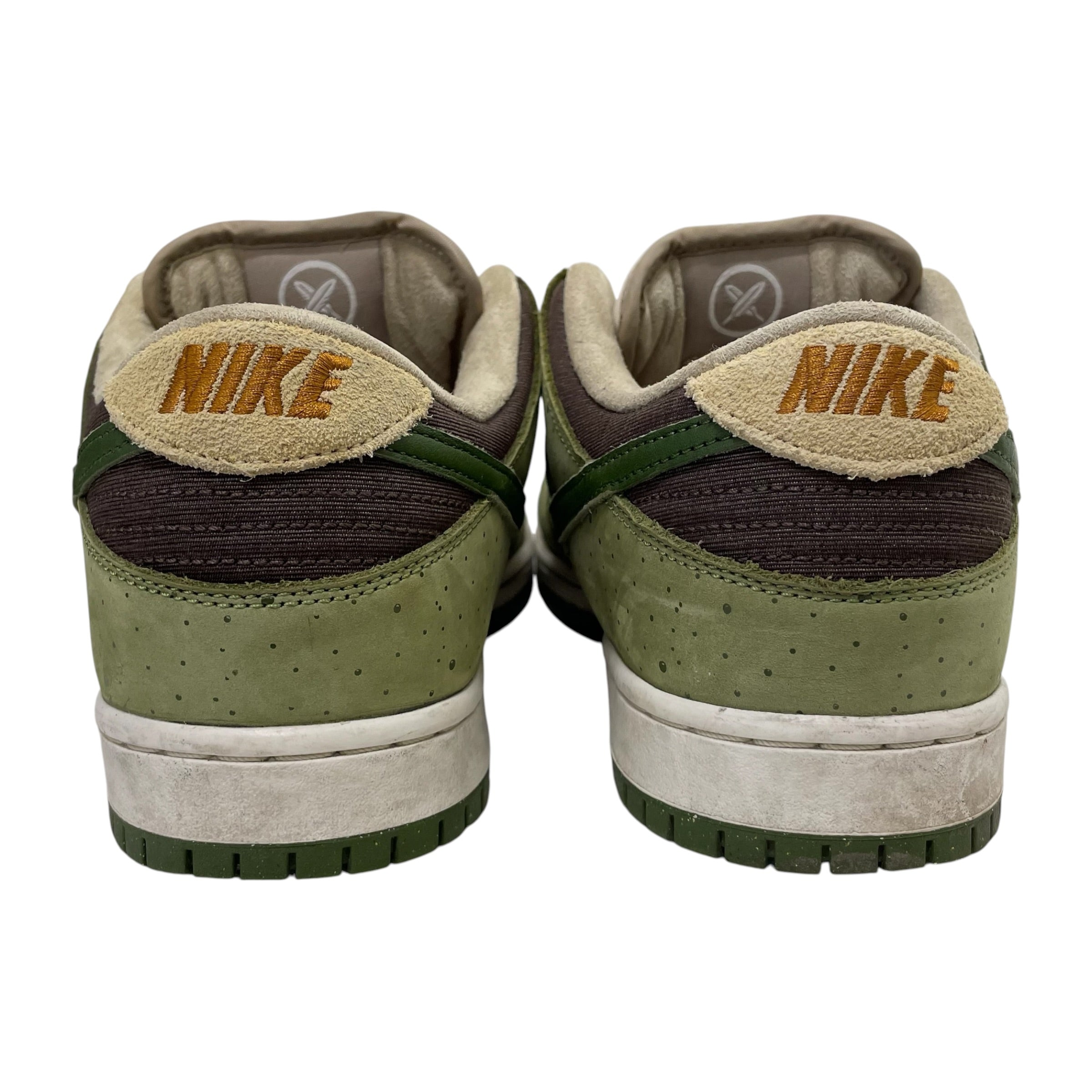 NIKE SB/Low-Sneakers/US 10.5/Suede/GRN/NIKE X YUTO HORIGOME DUNK view 4