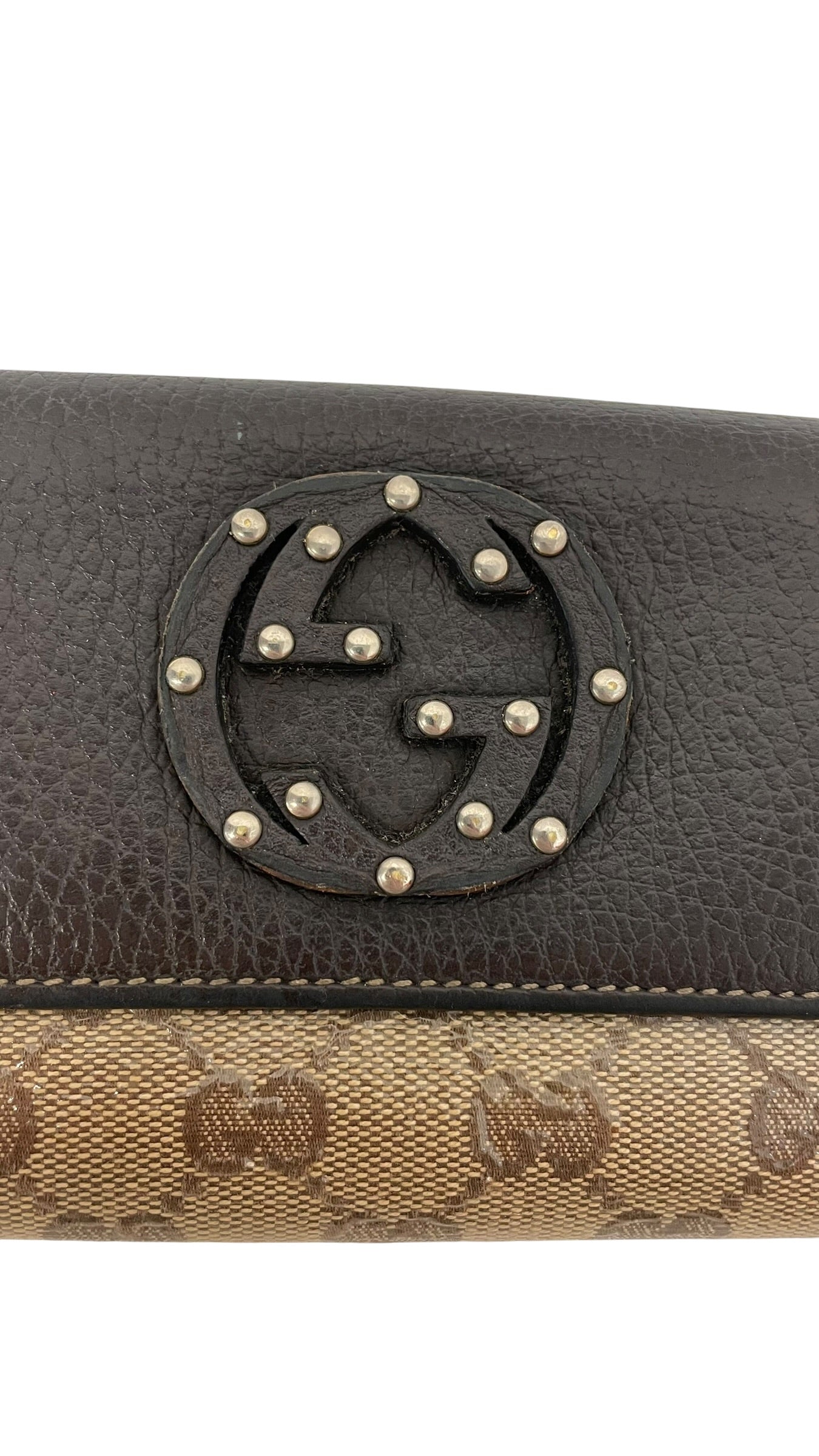GUCCI/Long Wallet/Monogram/Cotton/CML/COATED CANVAS CRYSTAL GG view 6