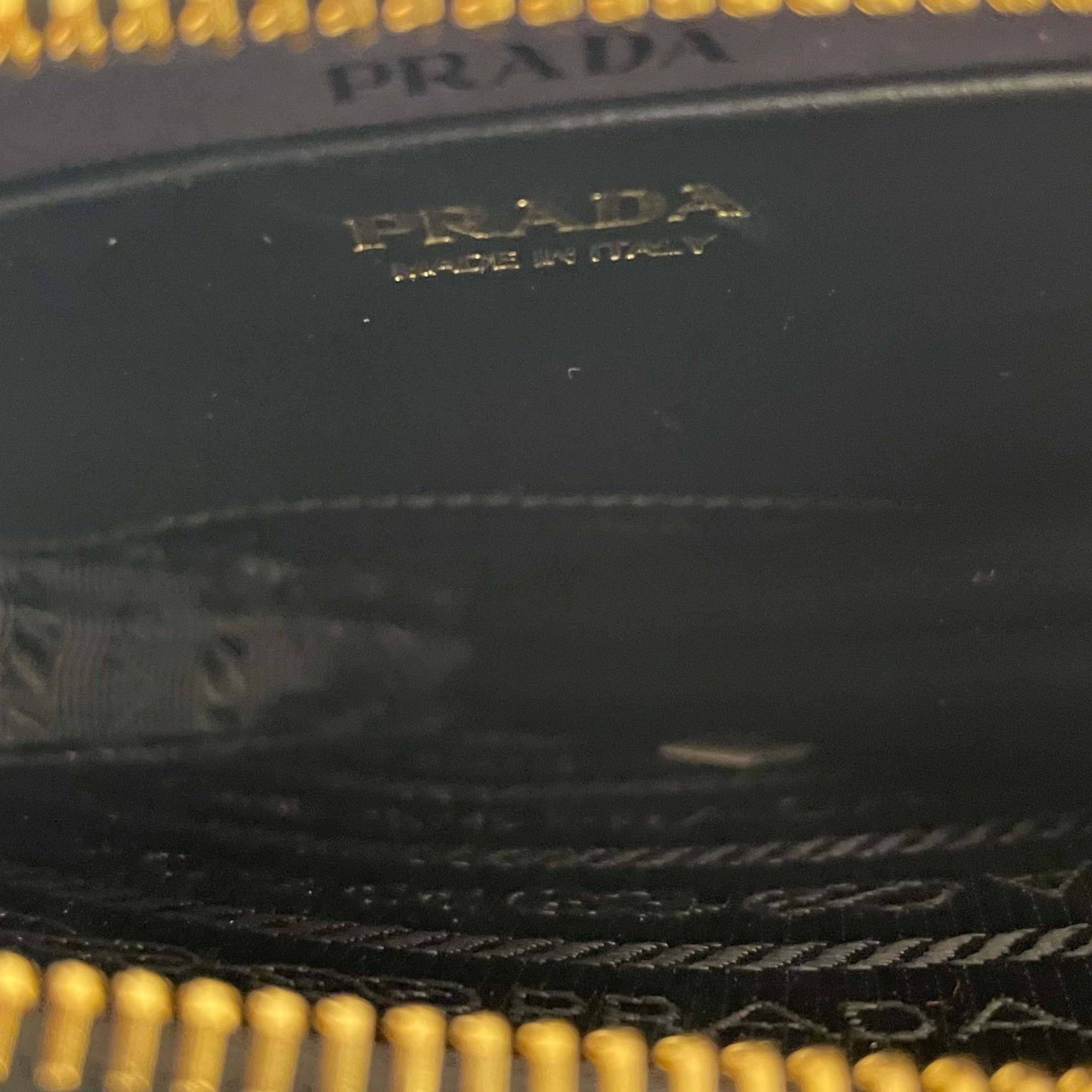 PRADA/Cross Body Bag/Leather/BLK/SEQUINS DOUBLE BAG view 4