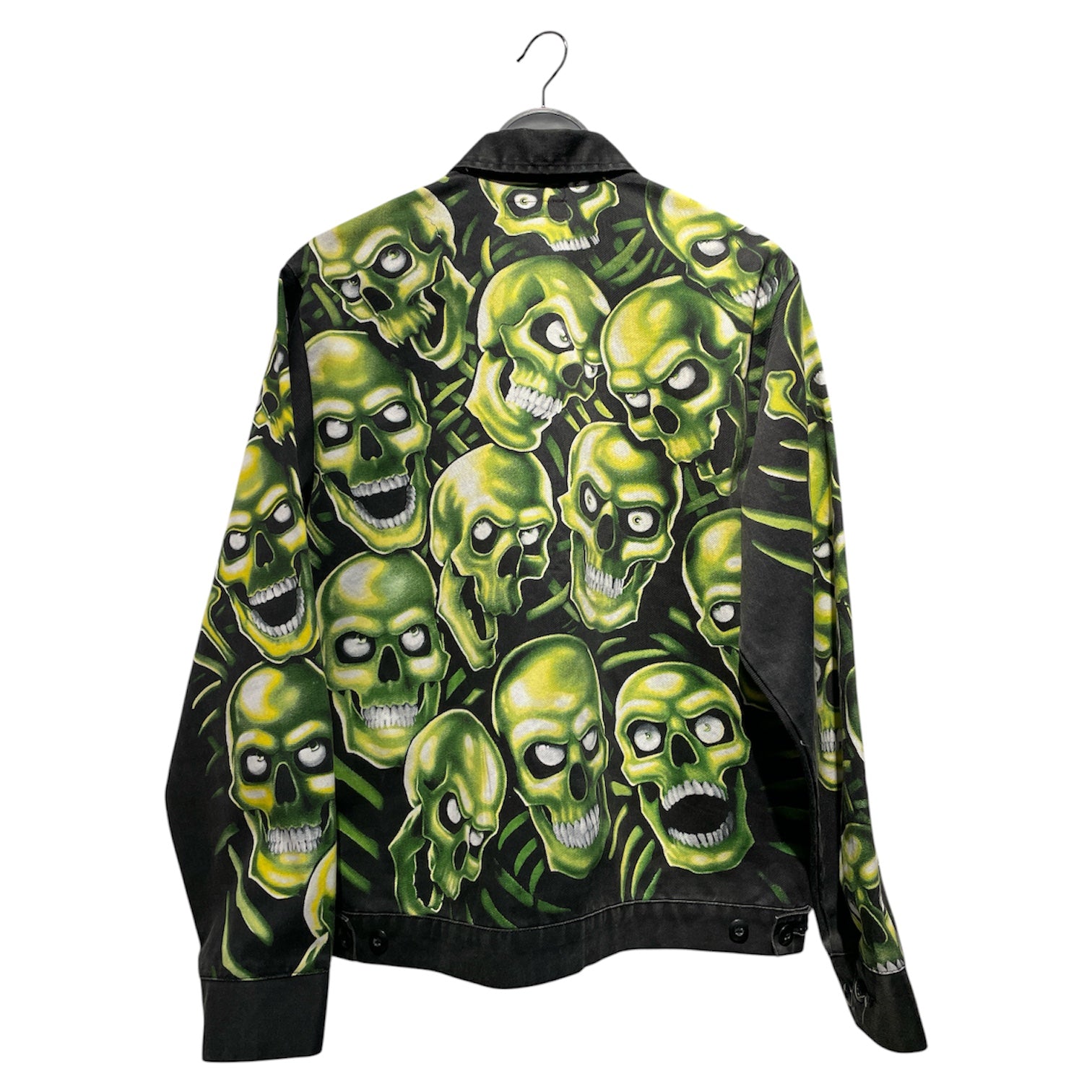 Supreme/Denim Jkt/M/Cotton/GRN/All Over Print/SKULL JEAN JACKET view 2