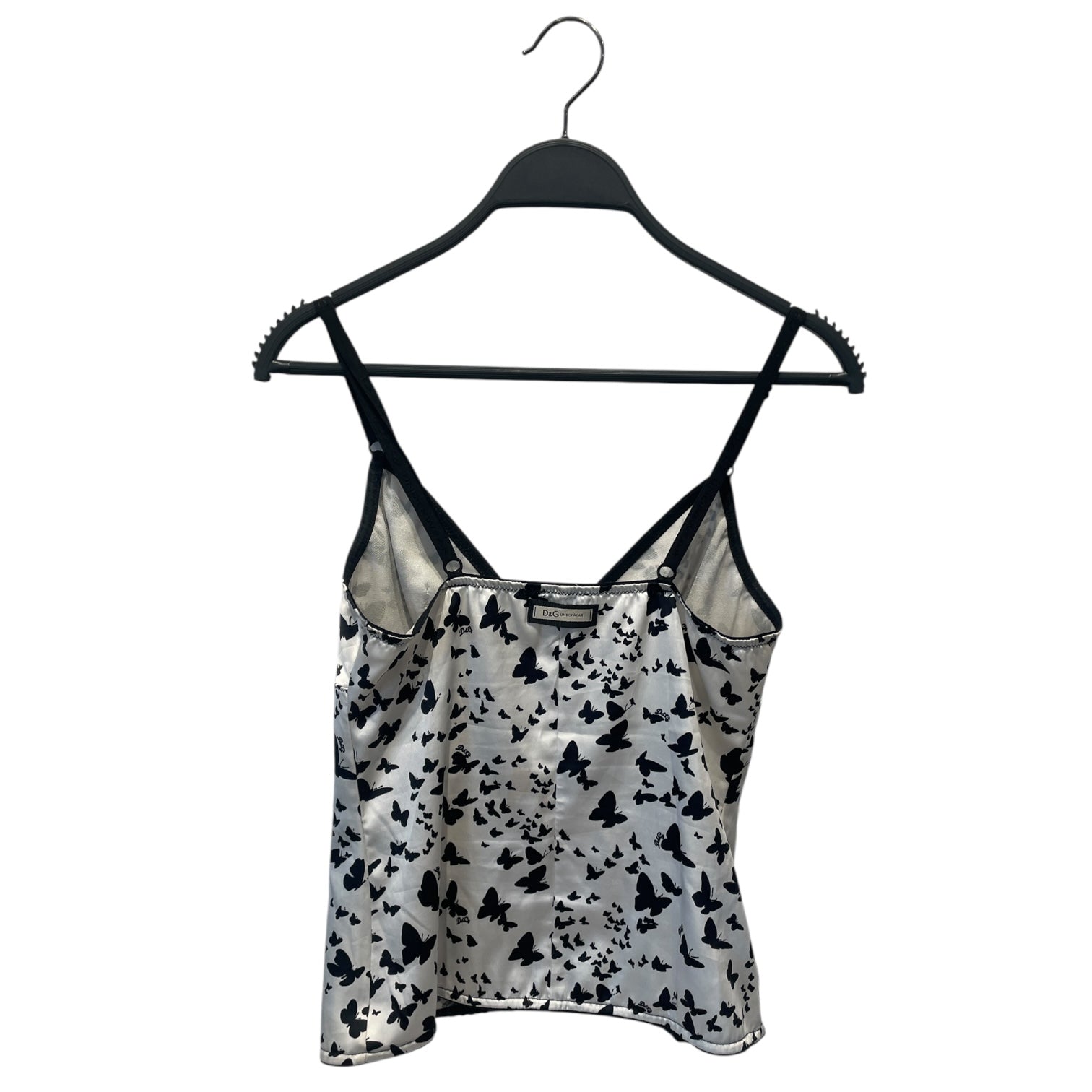 D&G/Camisole/S/Graphic/Polyester/WHT/BUTTERFLY view 2
