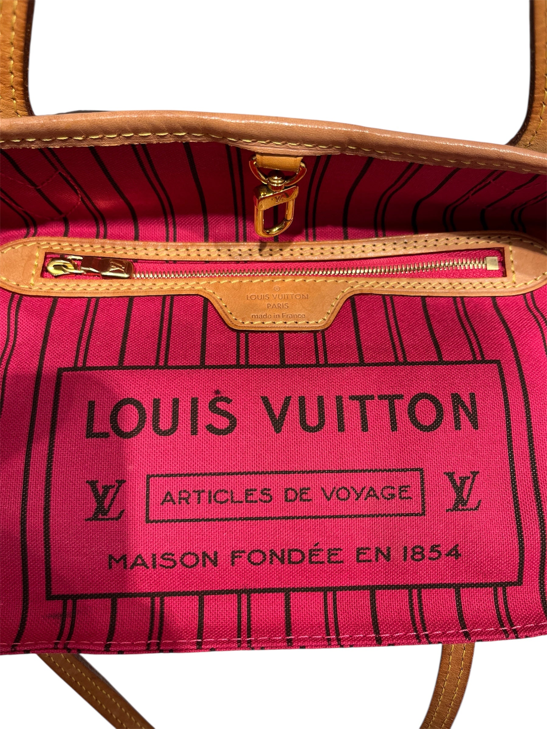 LOUIS VUITTON/Hand Bag/All Over Print/Leather/BRW/Neverfull PM view 5