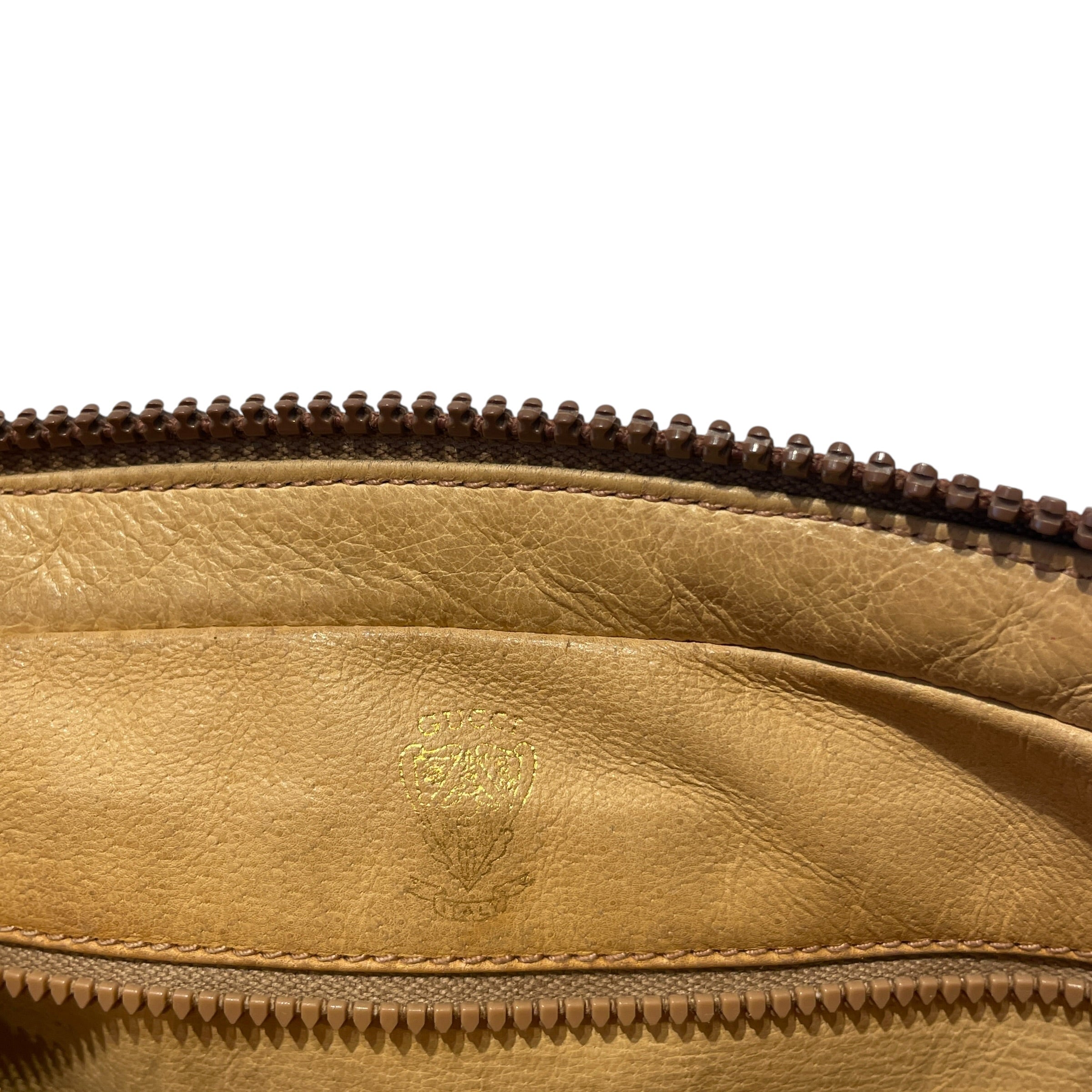 GUCCI/Cross Body Bag/Leather/BRW/OSTRICH view 8