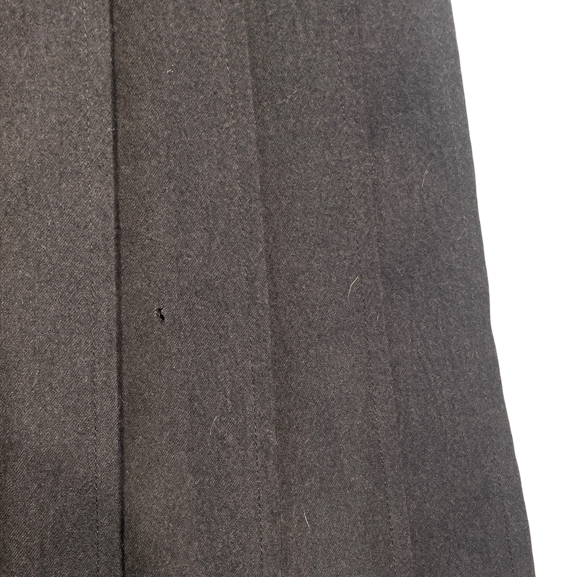 tricot COMME des GARCONS/Long Skirt/M/Wool/BLK/PLEATED/ZIPPER/EYELET CLOSE view 5
