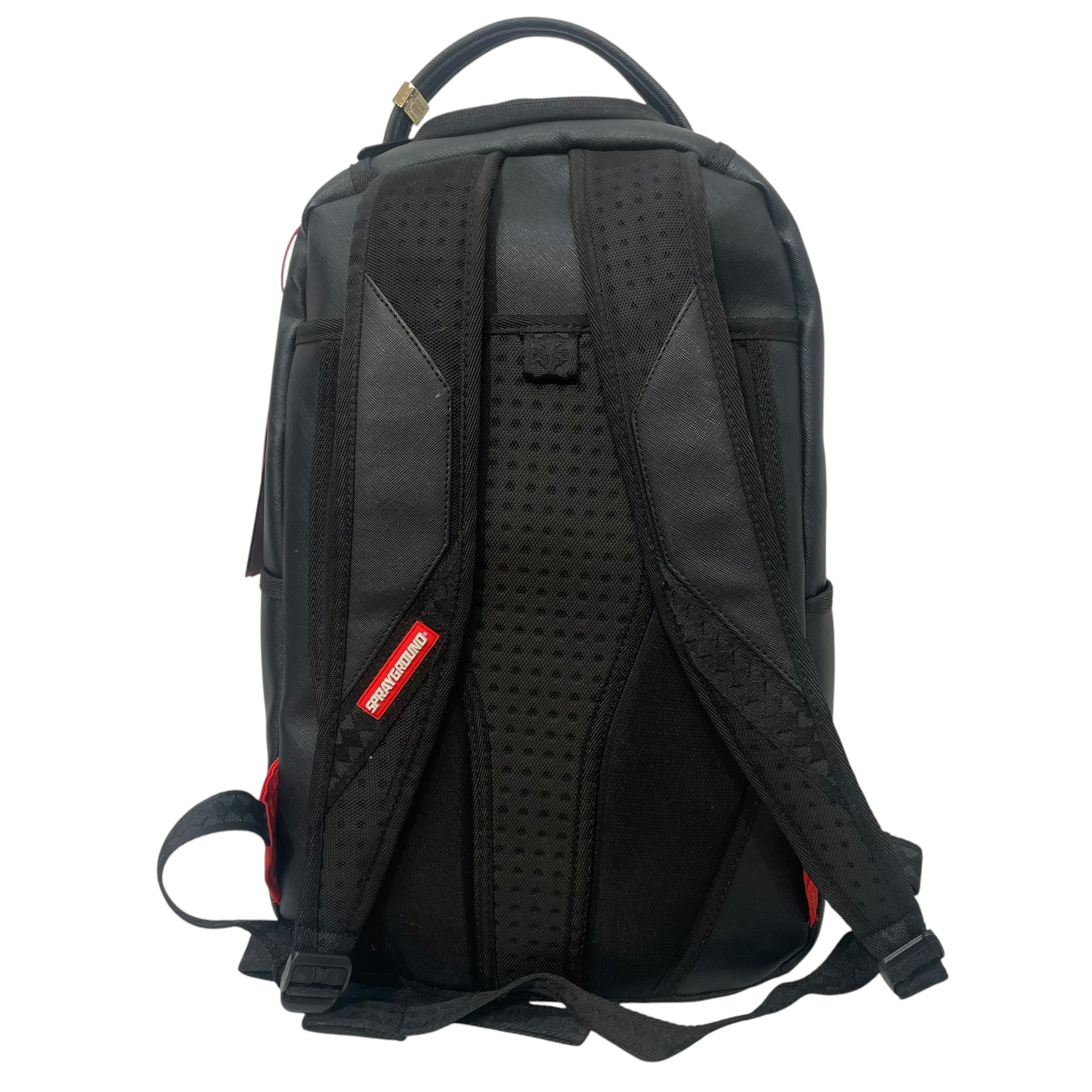 SPRAYGROUND/Backpack/Graphic/Leather/BLK/Ghost DLXSV view 2