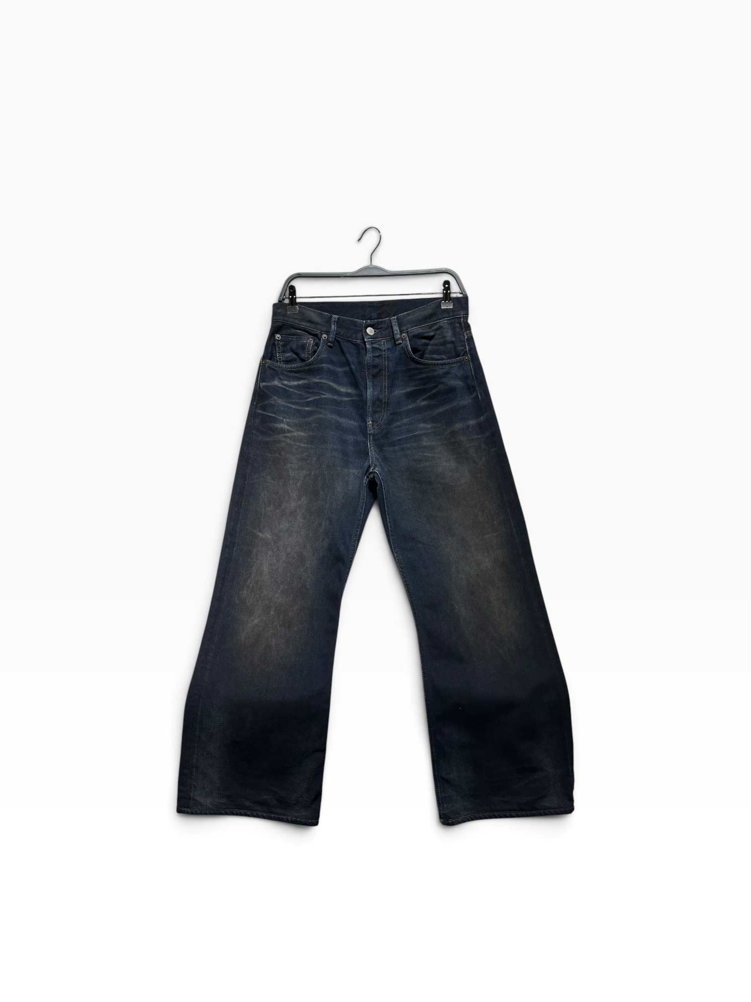 Acne Studios/Straight Pants/29/Denim/NVY/2021M DARKSIDE view 1