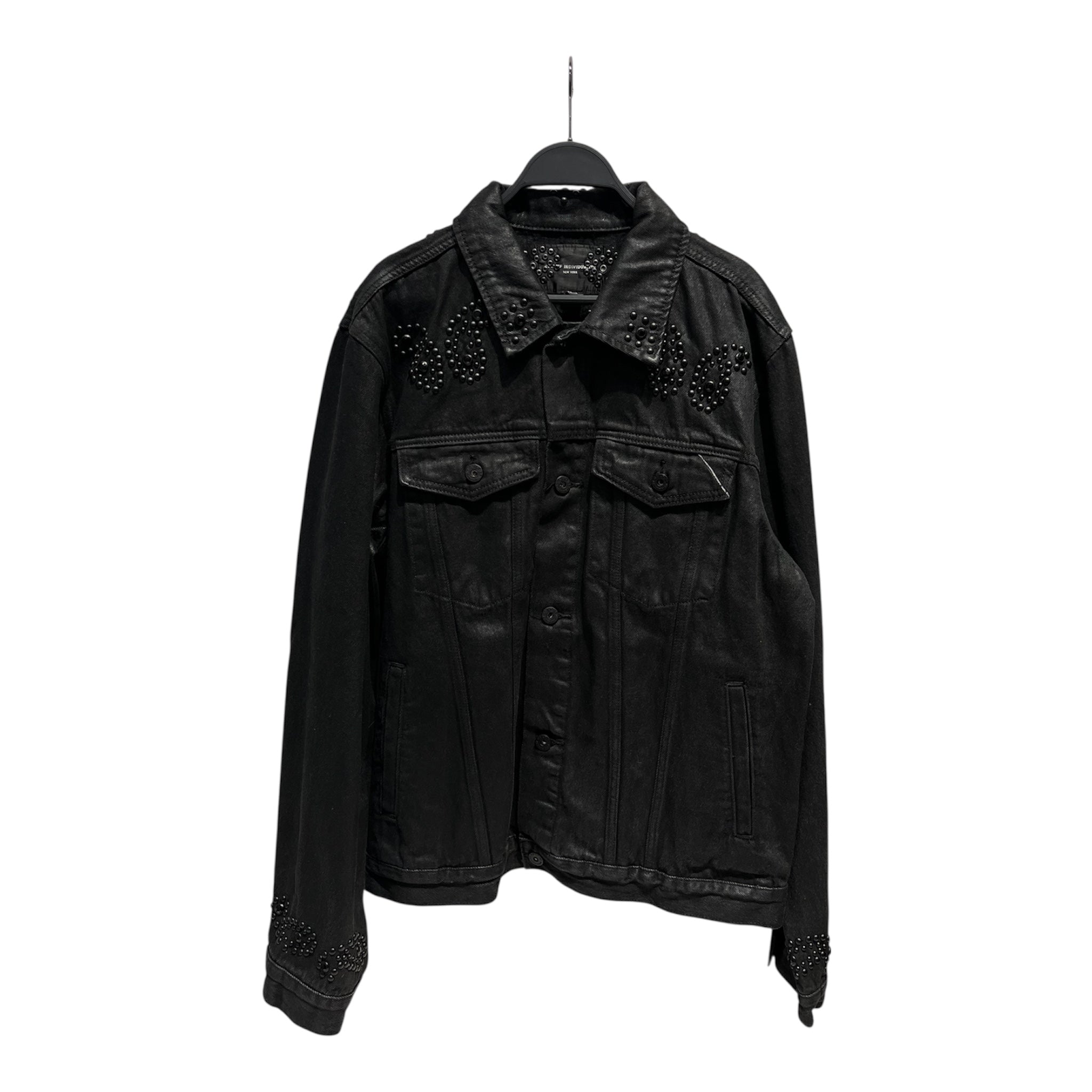 Cult of Individuality/Hoodie/XL/Denim/BLK/TYPE II DENIM 625B10-TT7A view 1