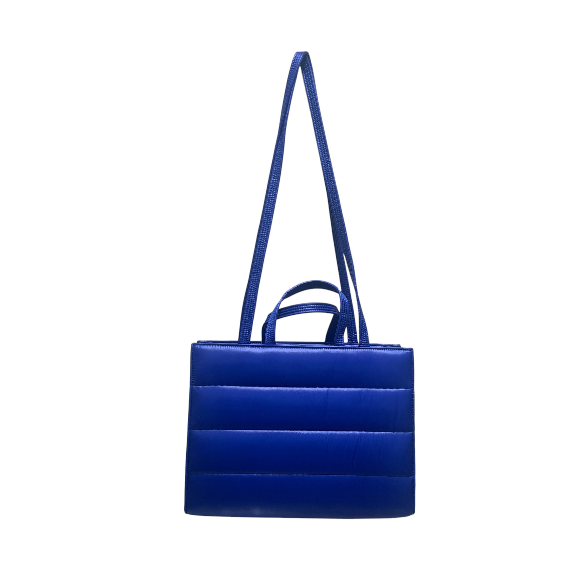 Telfar/MOOSE KNUCKLES/Tote Bag/Polyester/BLU/PUFFER TOTE BAG MOOSE KNUCKLES view 2