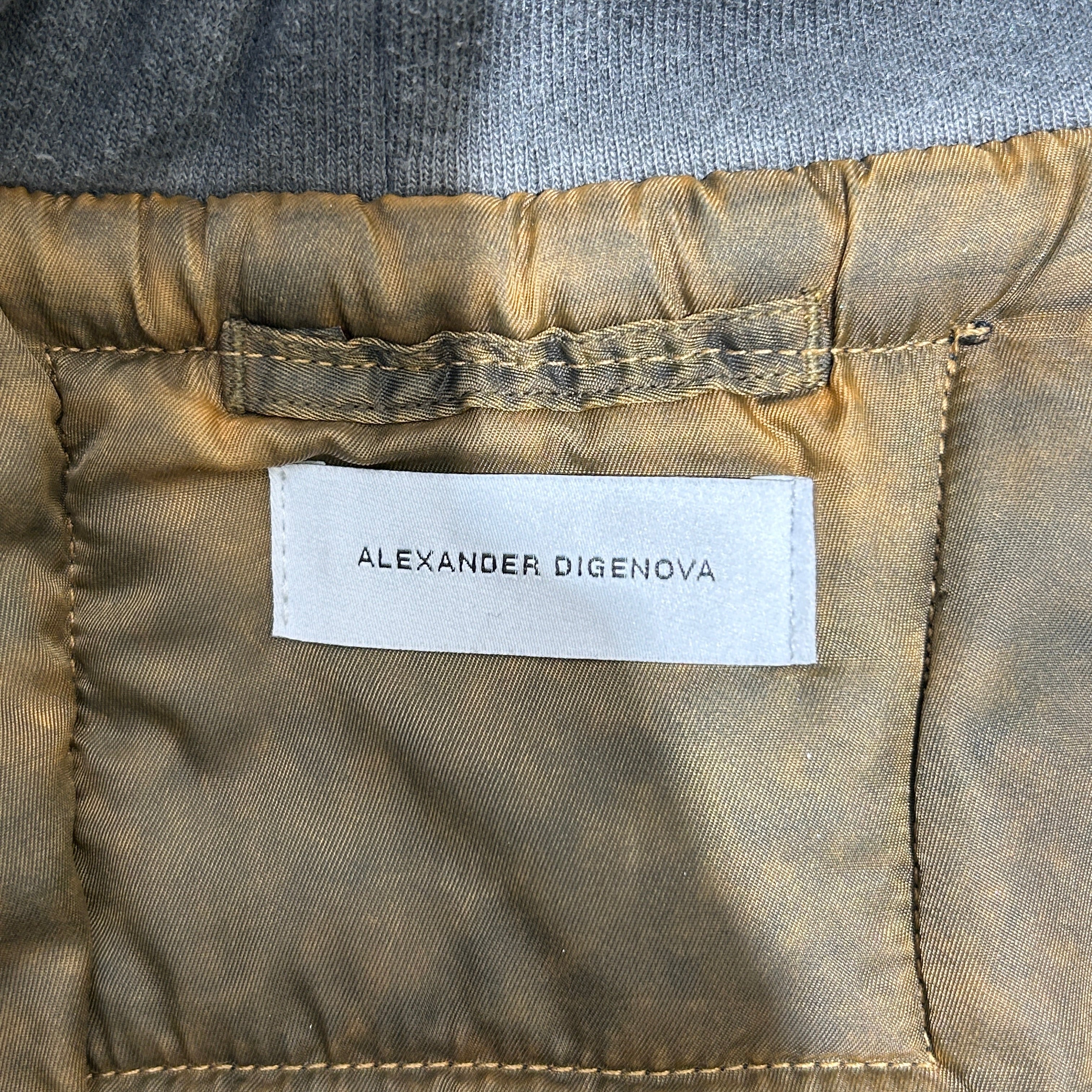 ALEXANDER DIGENOVA/Flight Jkt/2/Nylon/GRY/DBL LAYER view 3