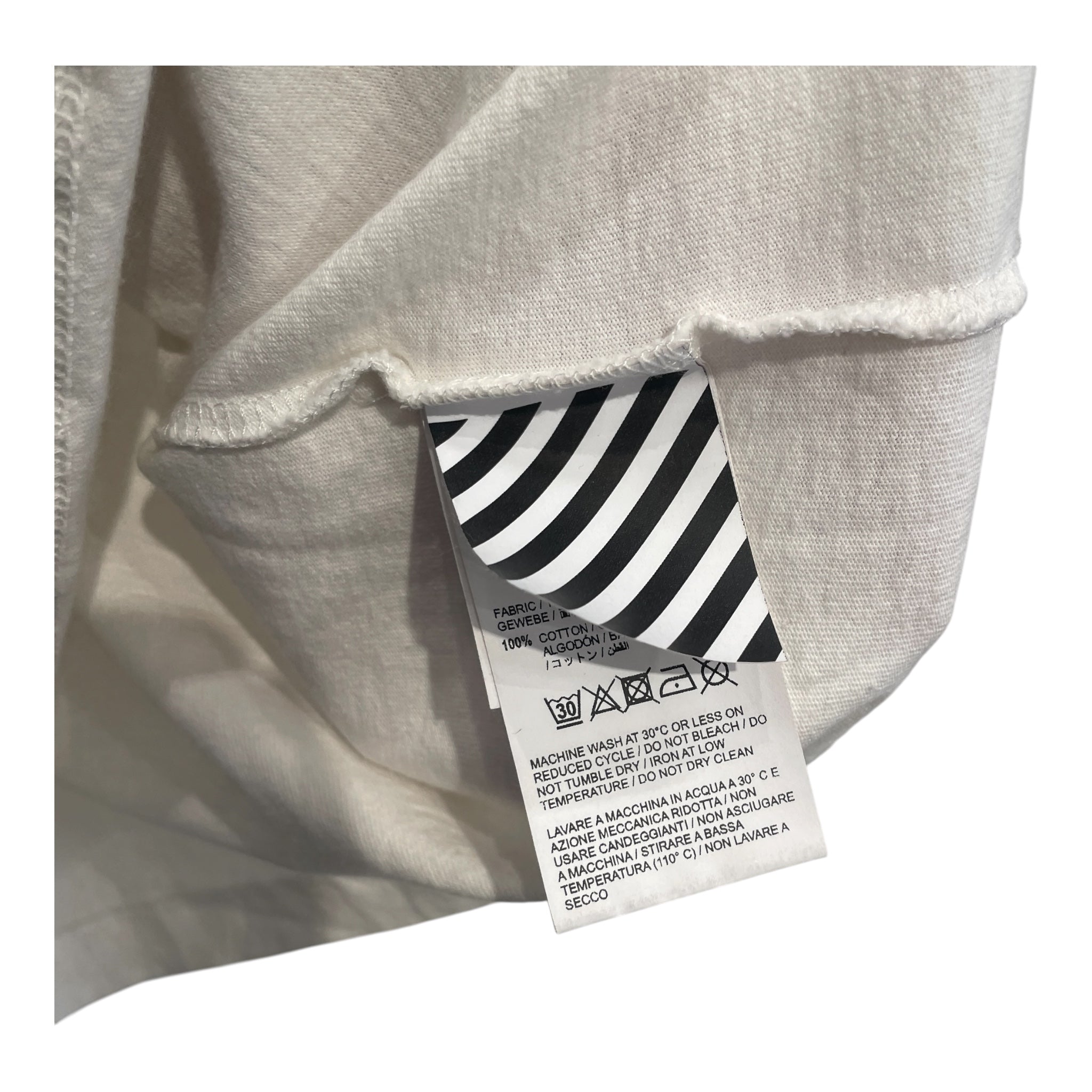 OFF-WHITE/T-Shirt/XXS/Cotton/WHT/MAIN LABEL 2013 view 5