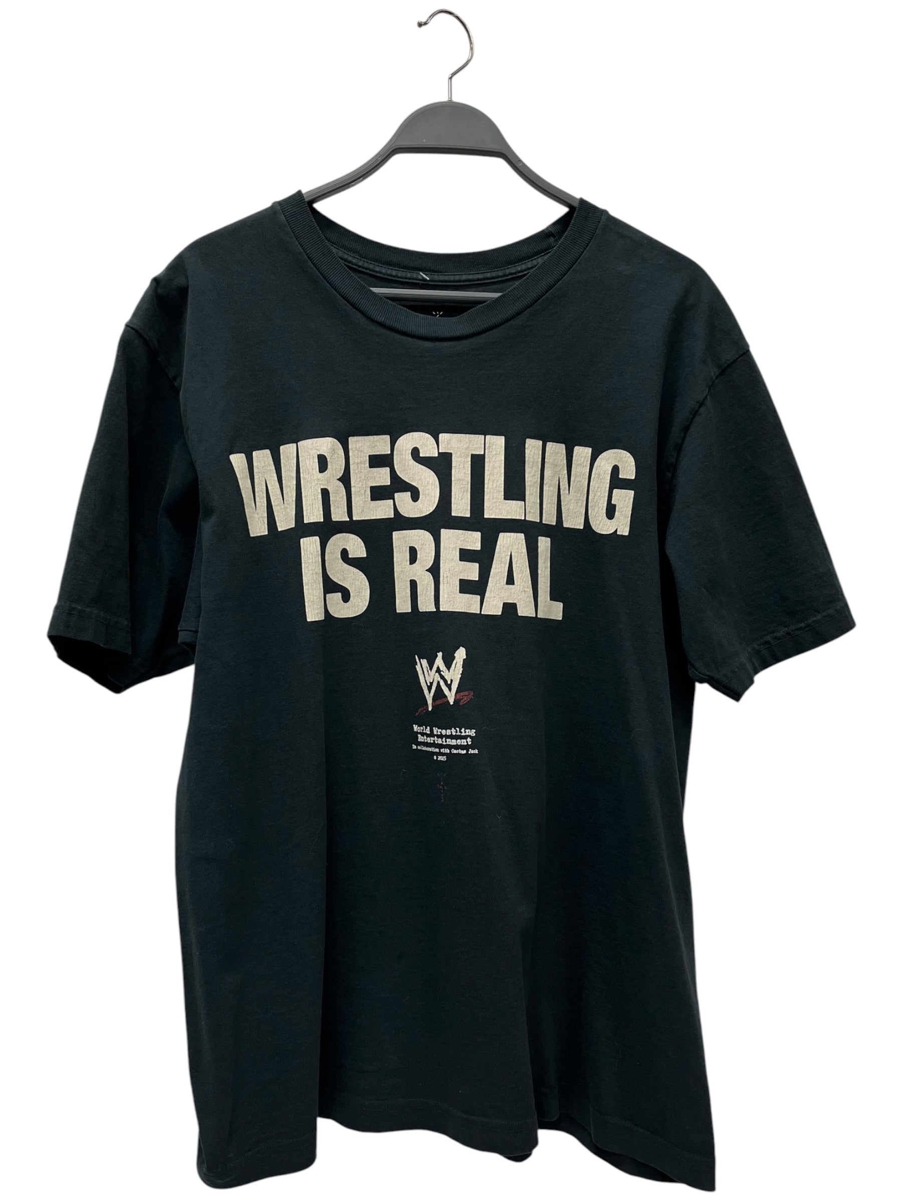 CACTUS JACK/T-Shirt/L/Cotton/BLK/Graphic/WWE WRESTLING IS REAL view 1