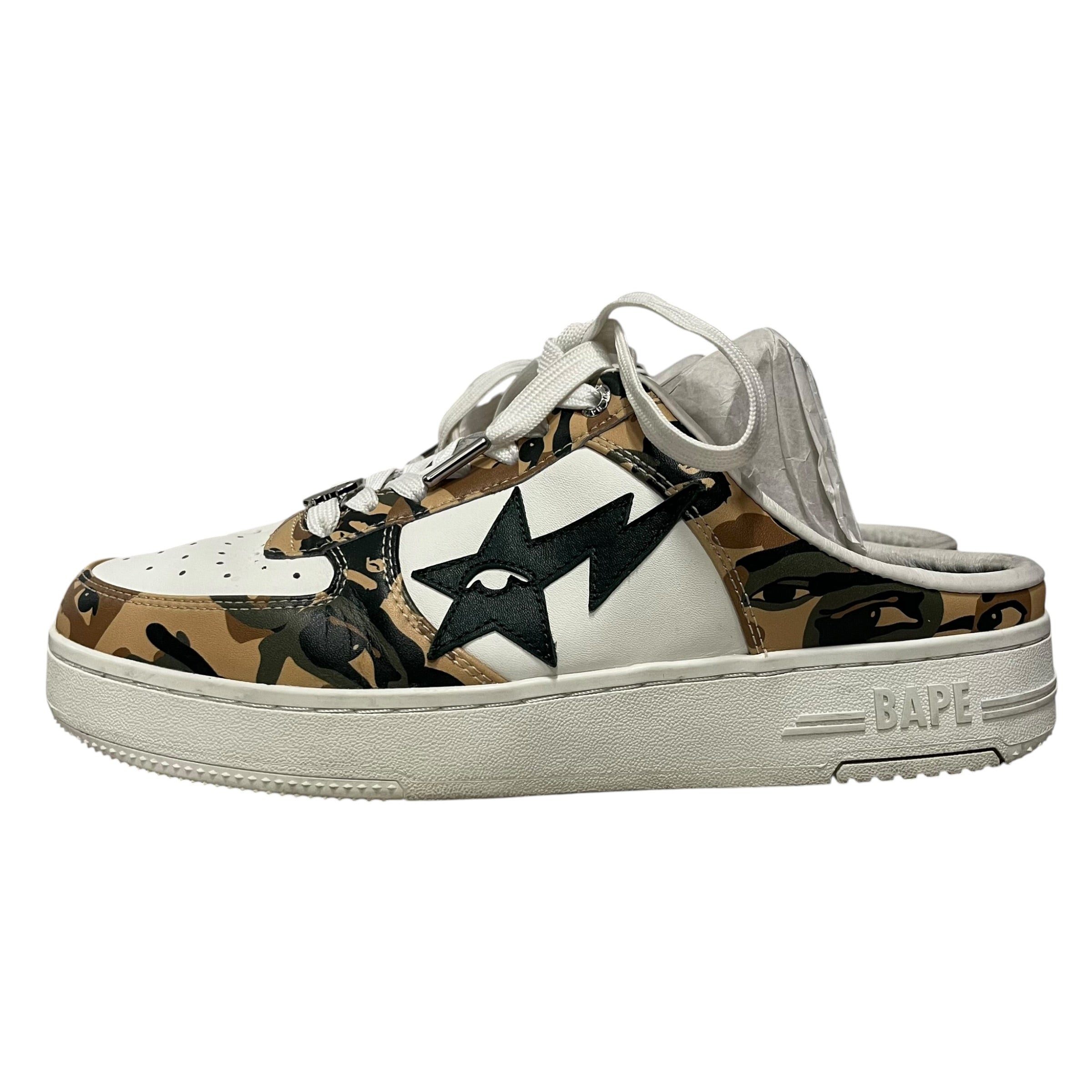 A BATHING APE/Low-Sneakers/US 9.5/WHT/kid super view 3