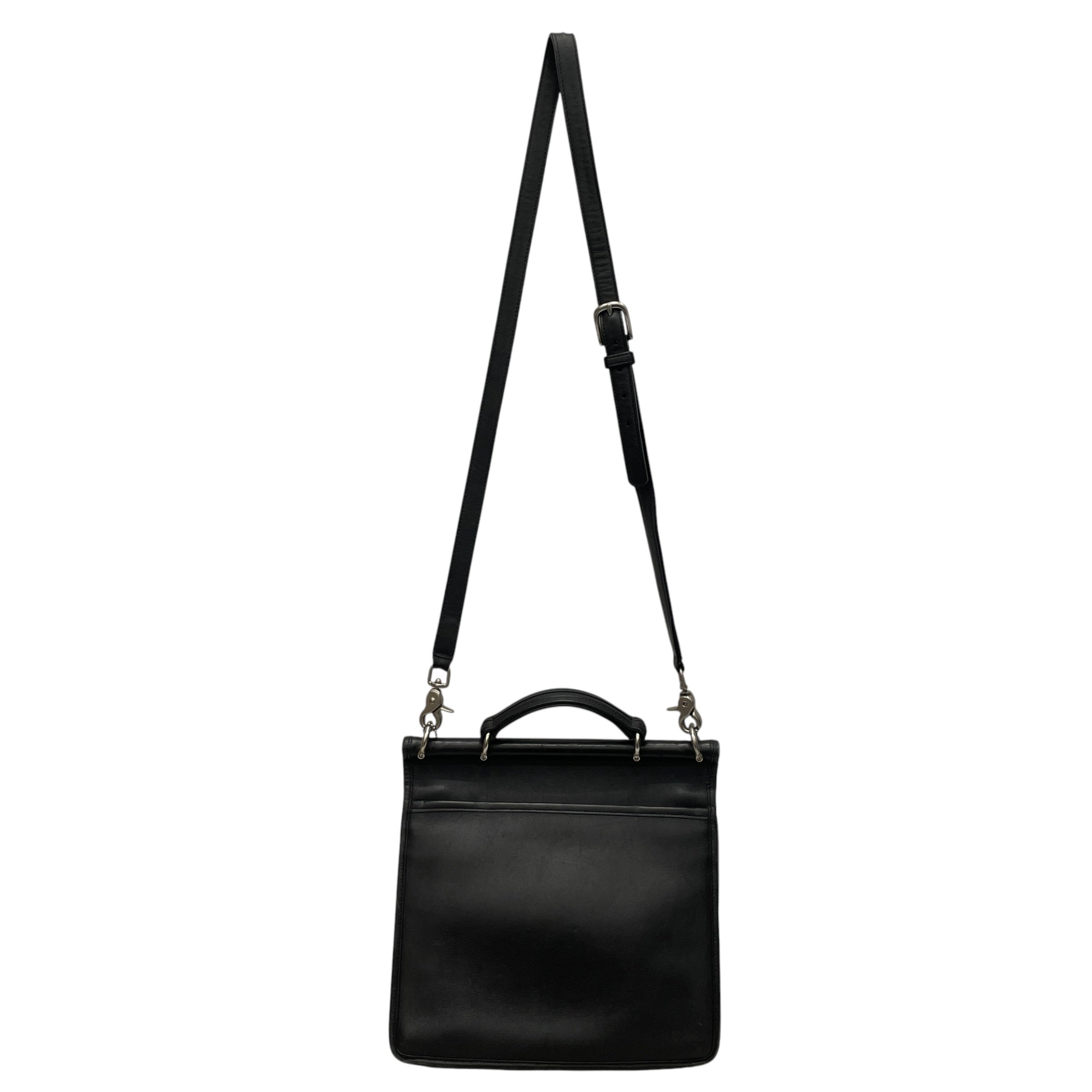 COACH/Cross Body Bag/Leather/BLK/WILLIS/BAR ON TOP view 2