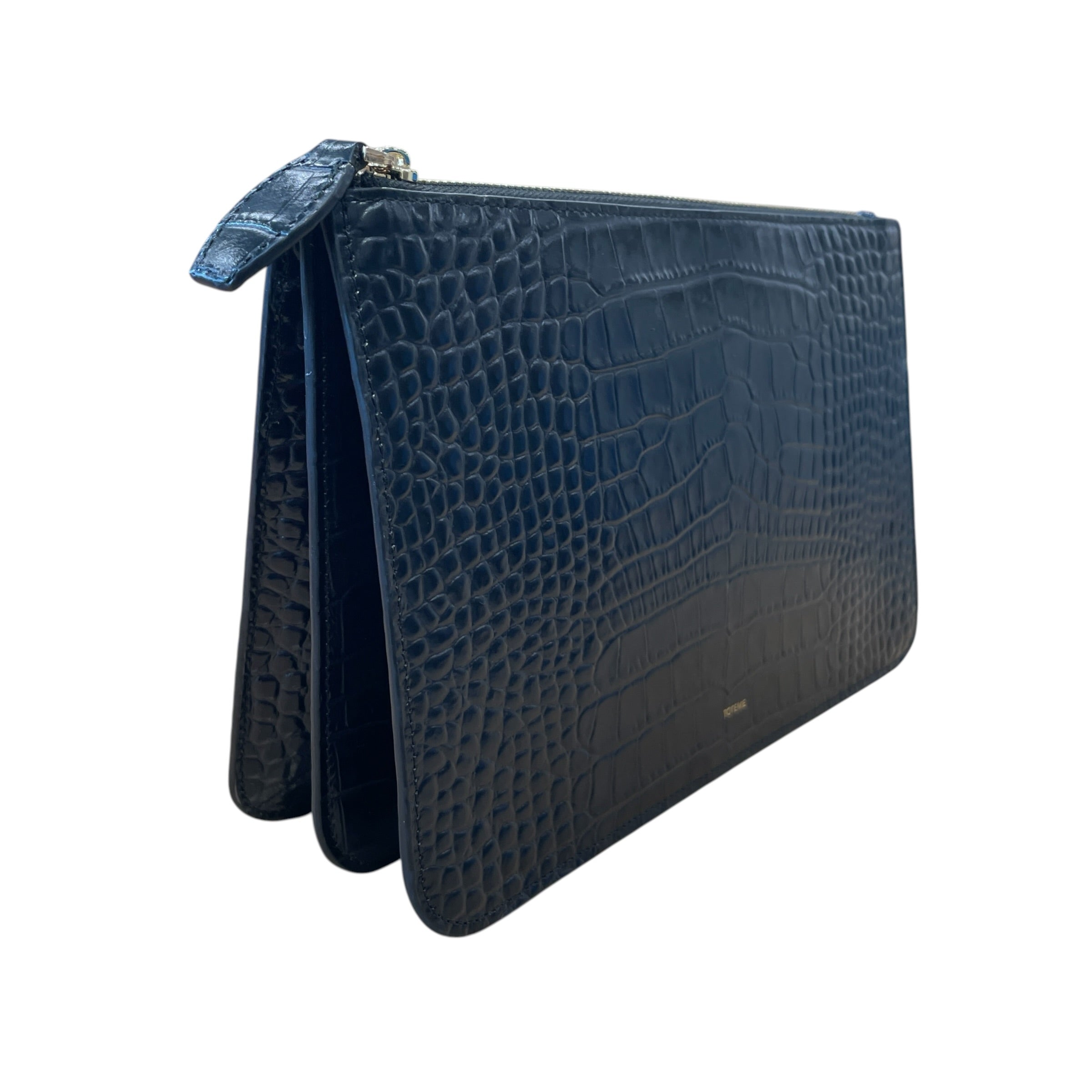 TOTEME/Clutch Bag/Animal Pattern/Leather/BLK/ view 4