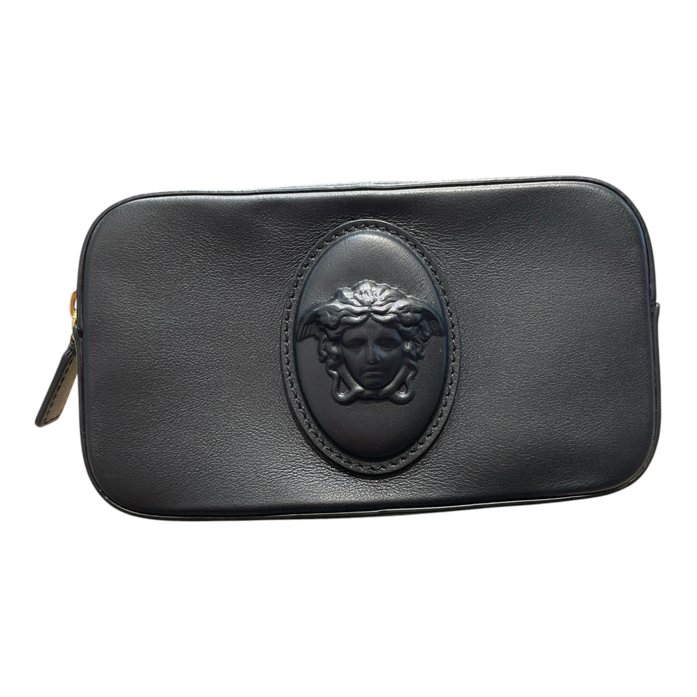 VERSACE/Cross Body Bag/Leather/BLK/La Medusa Lou Leather Mini Bag view 1